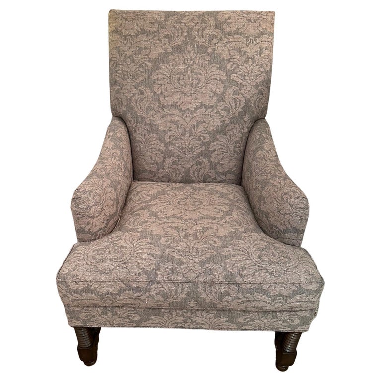 Plush Rose Tarlow Upholstered Tuscany Bergere Club Chair at 1stDibs