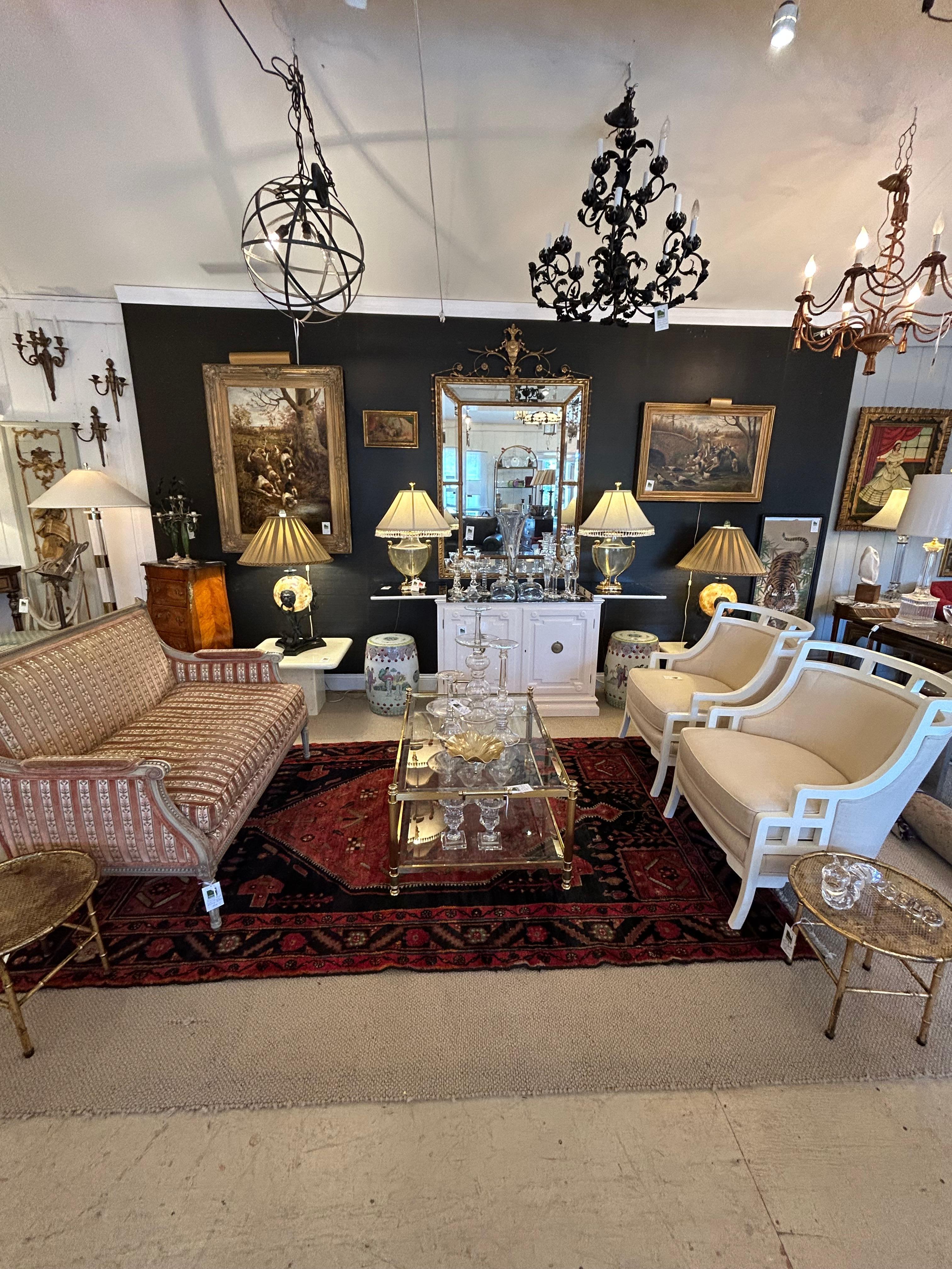 Alfombra Sultanabad Vintage de felpa con tonos joya en venta 2