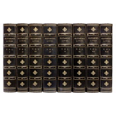 Plutarch, Lives of the Noble Grecians & Romanes, 8 Vols Shakespeare Head Press