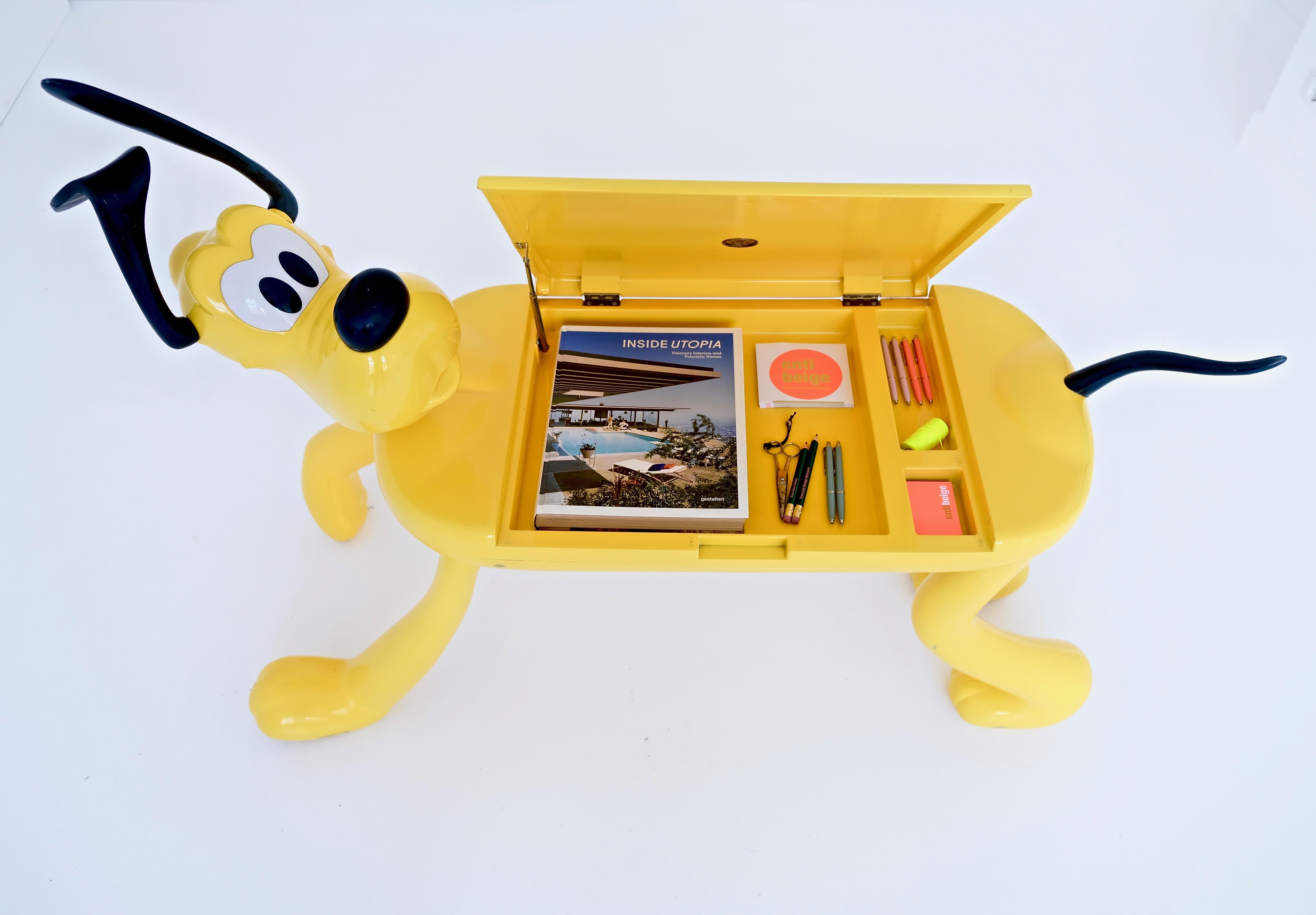 Pluto children desk for Disney by Pierre Colleu, produced by Starform, 1980 3