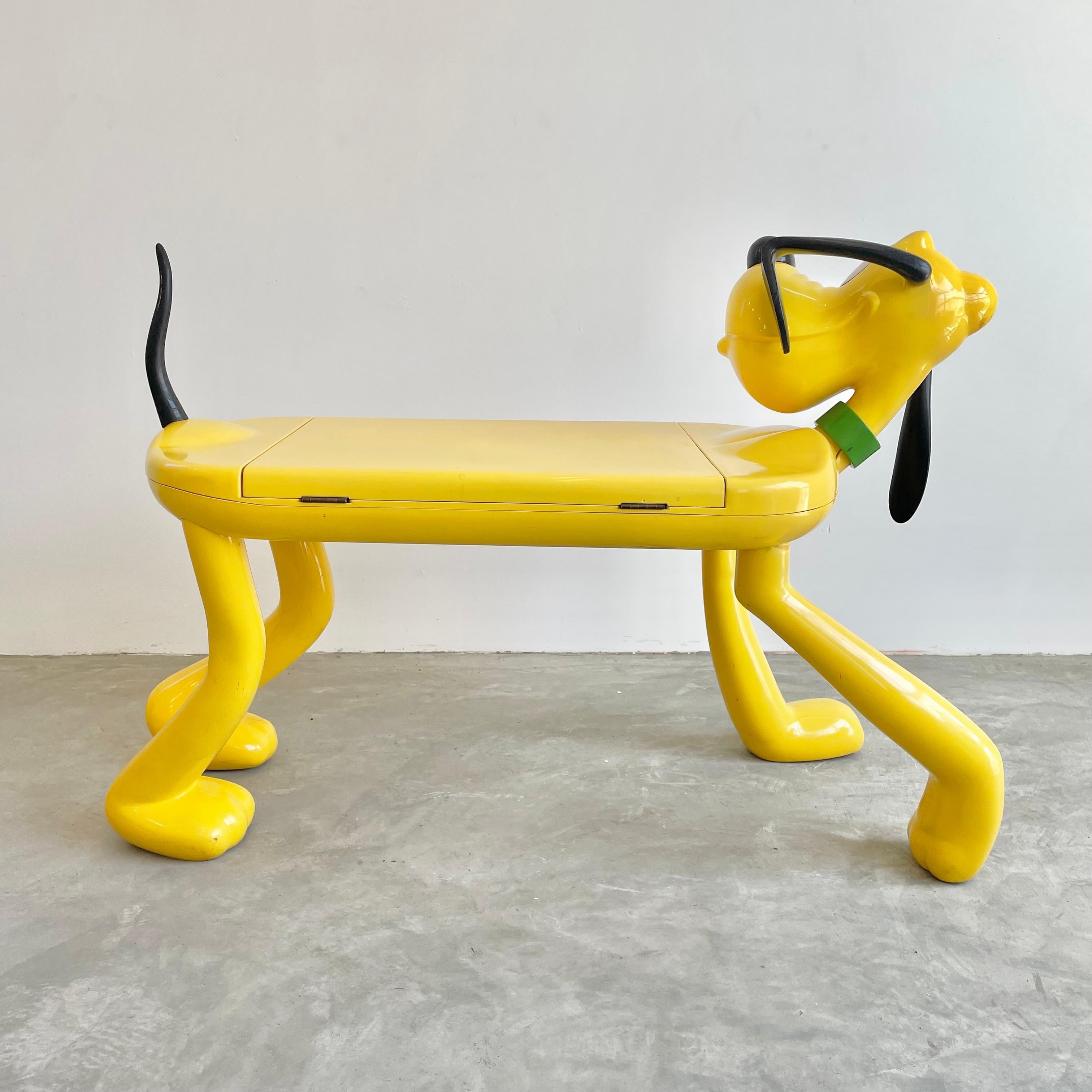 Plastica Scrivania Pluto di Pierre Colleu, Francia, anni '80