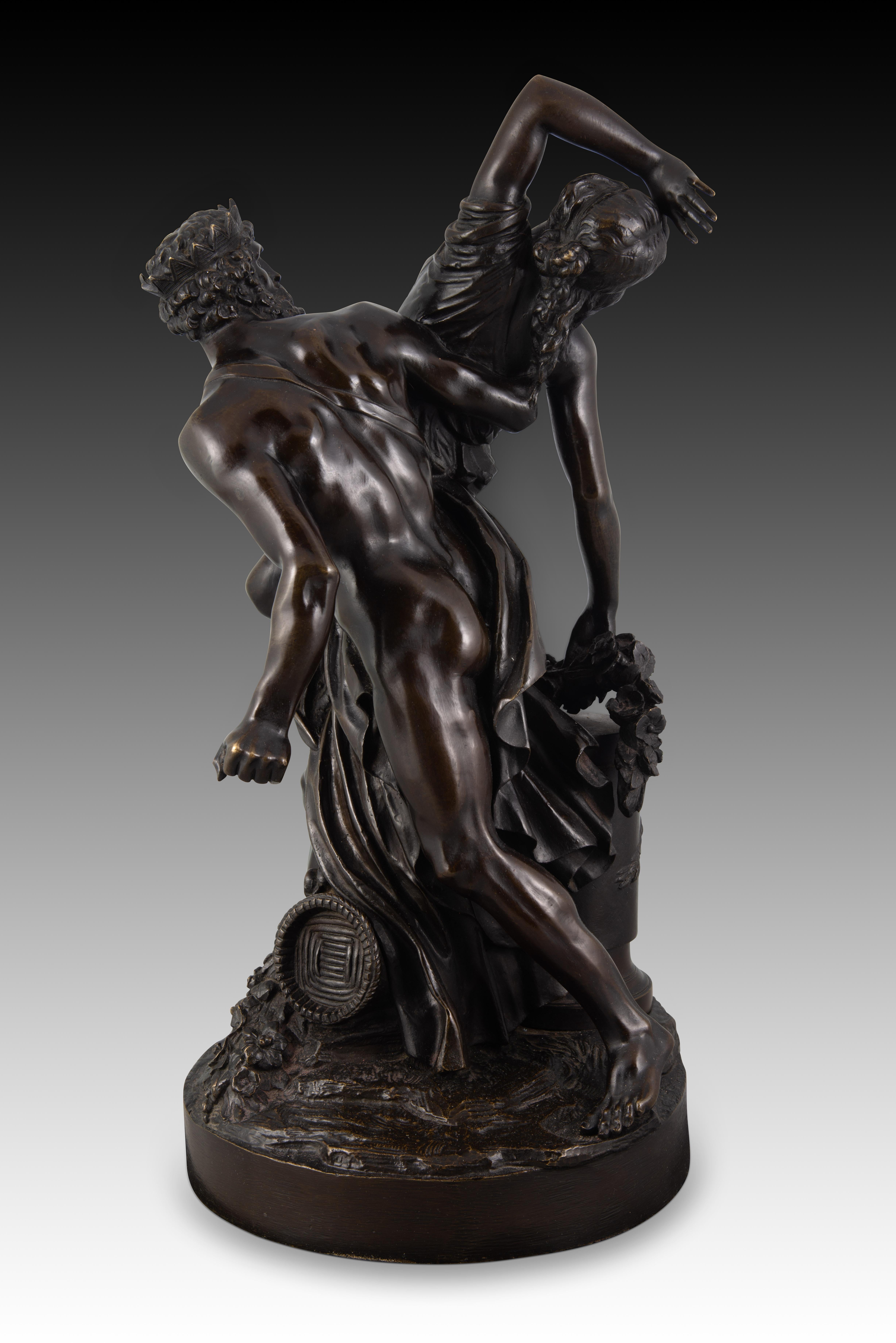 French Pluto kidnapping Proserpina. Bronze. After BOIZOT, Louis-Simon; 19th century.