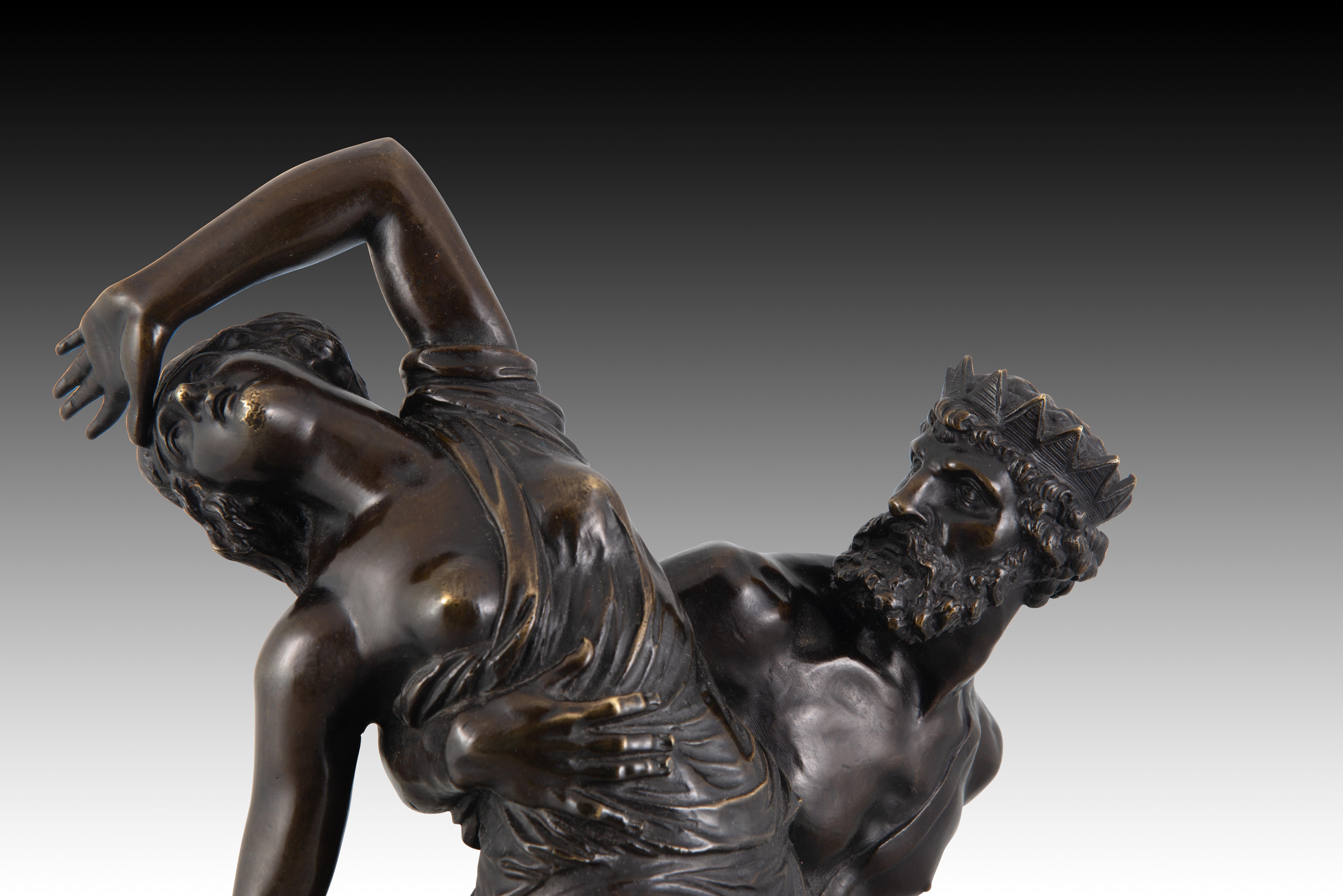 Pluto kidnapping Proserpina. Bronze. After BOIZOT, Louis-Simon; 19th century. 3