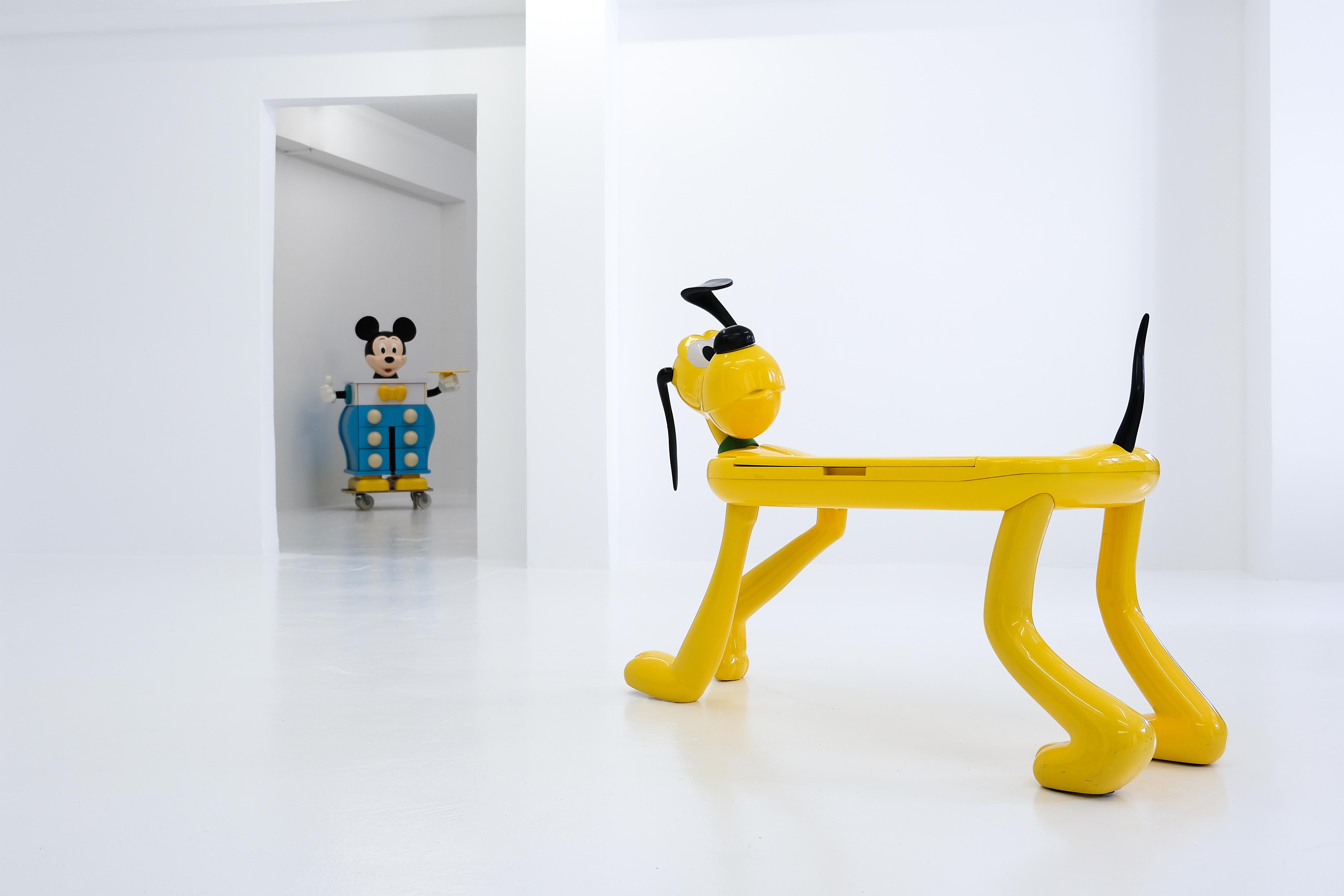 French Pluto Kids Table/Play Desk by Pierre Colleu for Disney, Manufactured by Starform