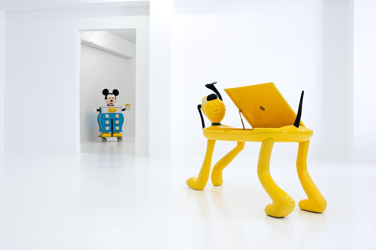 Space Age Pluto Kids Table/Play Desk by Pierre Colleu for Disney, Manufactured by Starform For Sale
