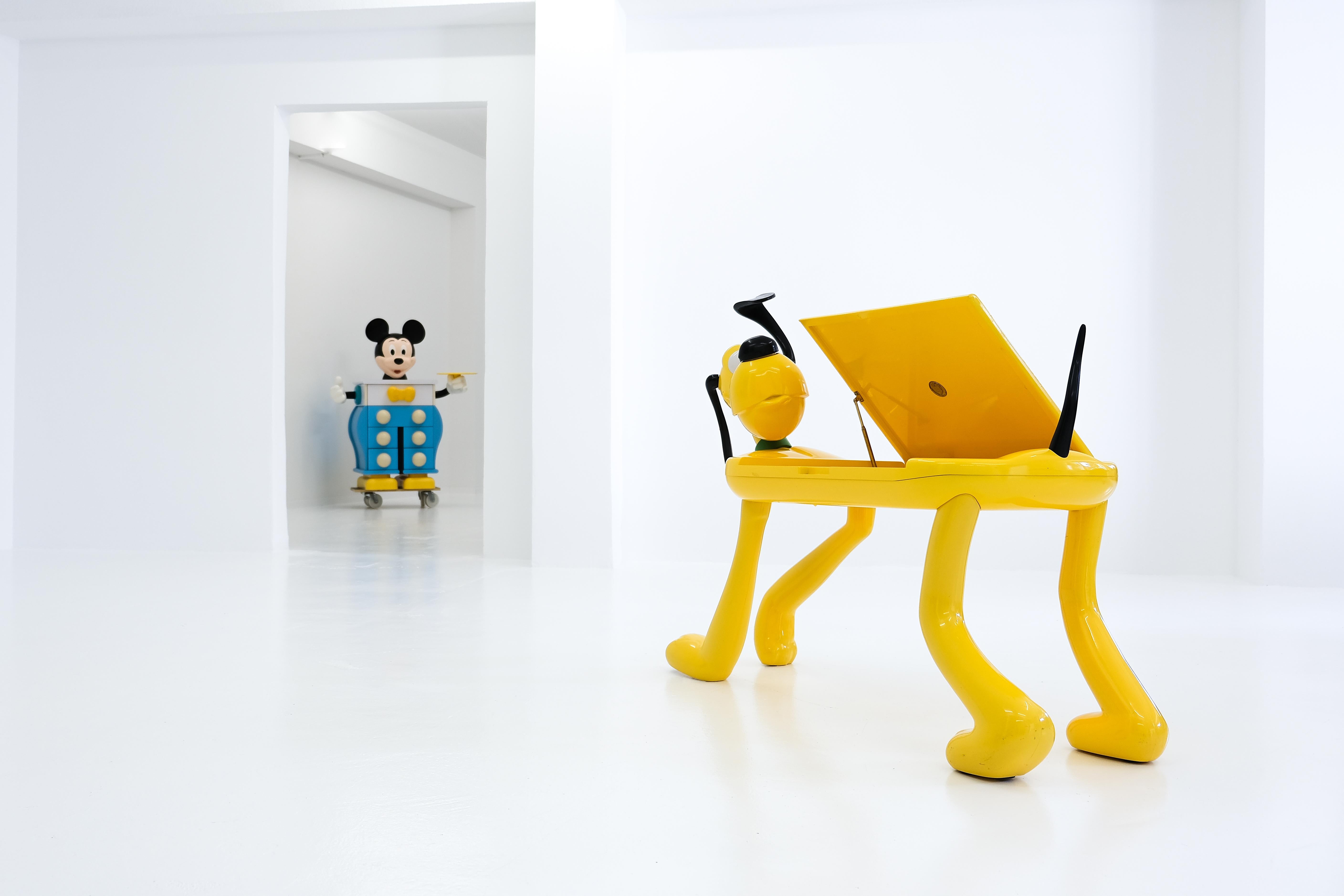 Resin Pluto Kids Table/Play Desk by Pierre Colleu for Disney, Manufactured by Starform