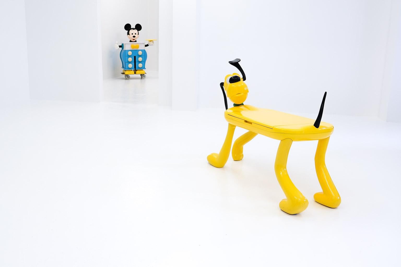French Pluto Kids Table/Play Desk by Pierre Colleu for Disney, Manufactured by Starform For Sale
