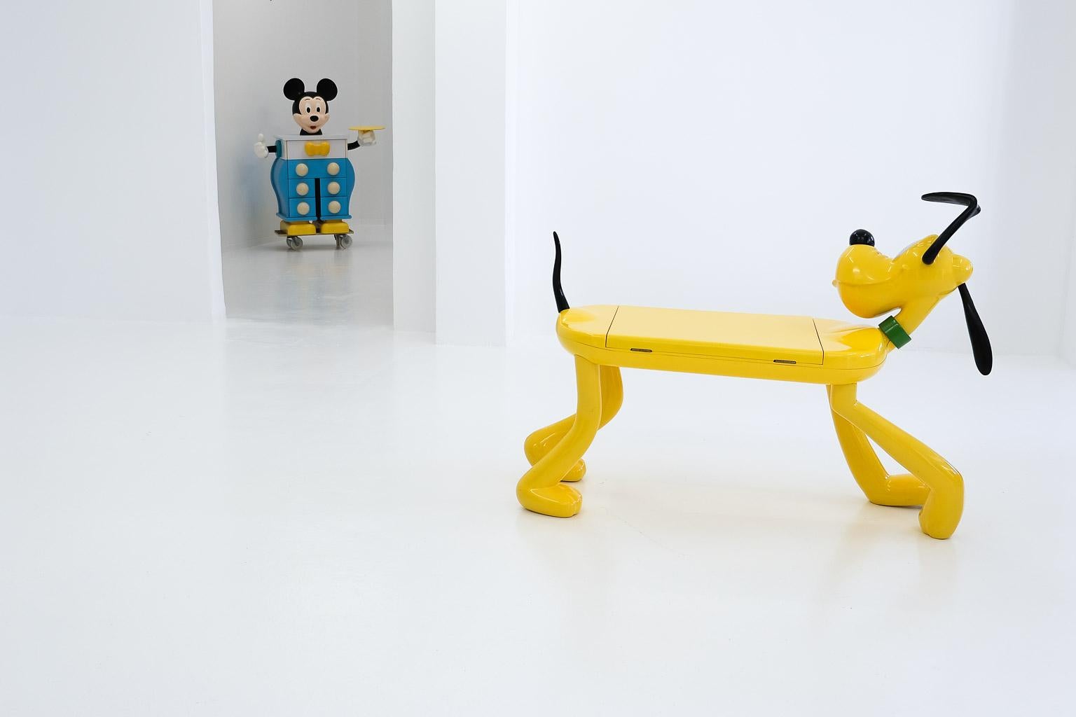 Late 20th Century Pluto Kids Table/Play Desk by Pierre Colleu for Disney, Manufactured by Starform For Sale