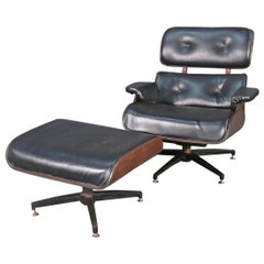 Plycraft Eames Style Lounge and Ottoman