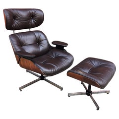 Plycraft Selig Lounge Chair and Ottoman