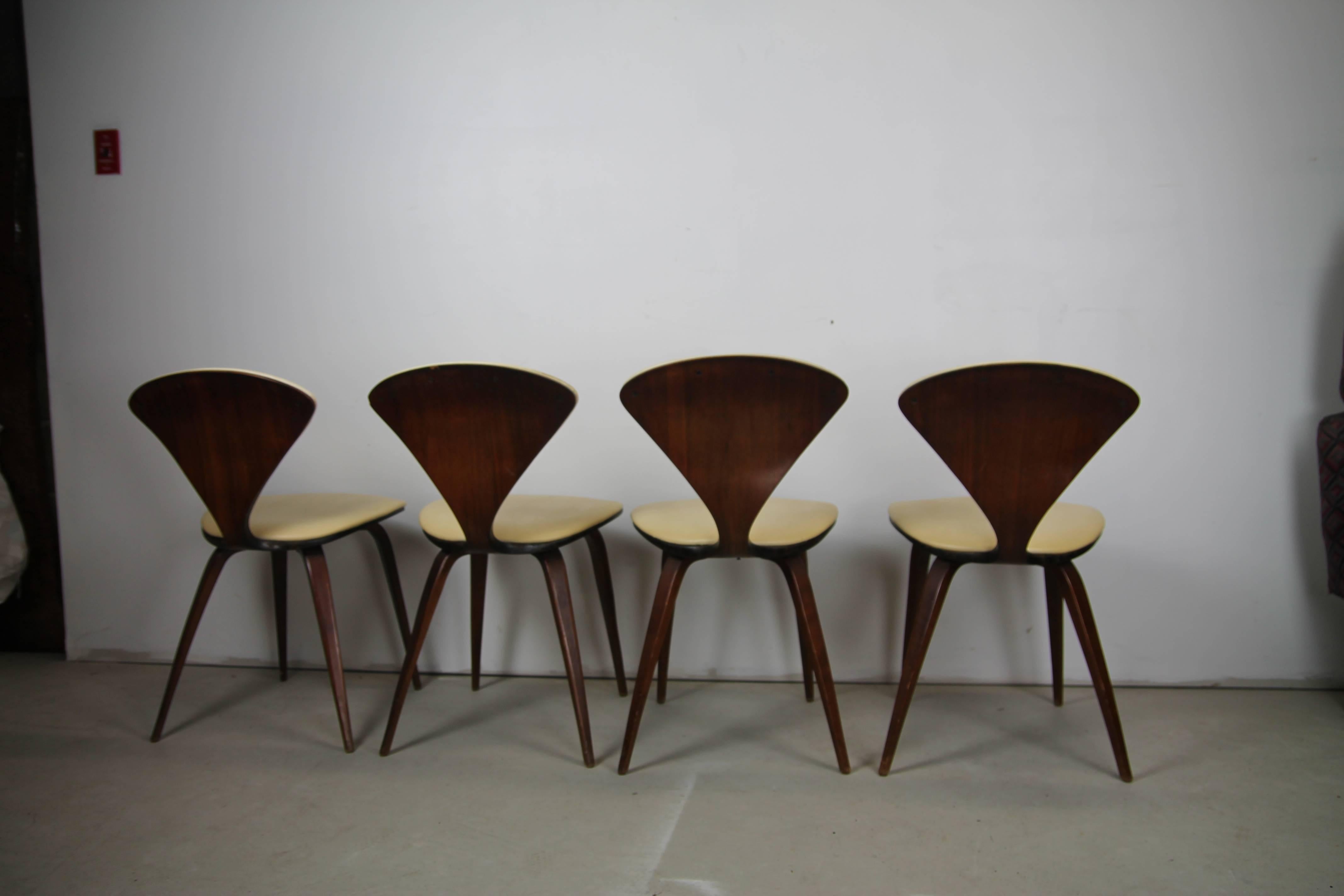 Plycraft Side Chairs by Norman Cherner In Good Condition In Asbury Park, NJ