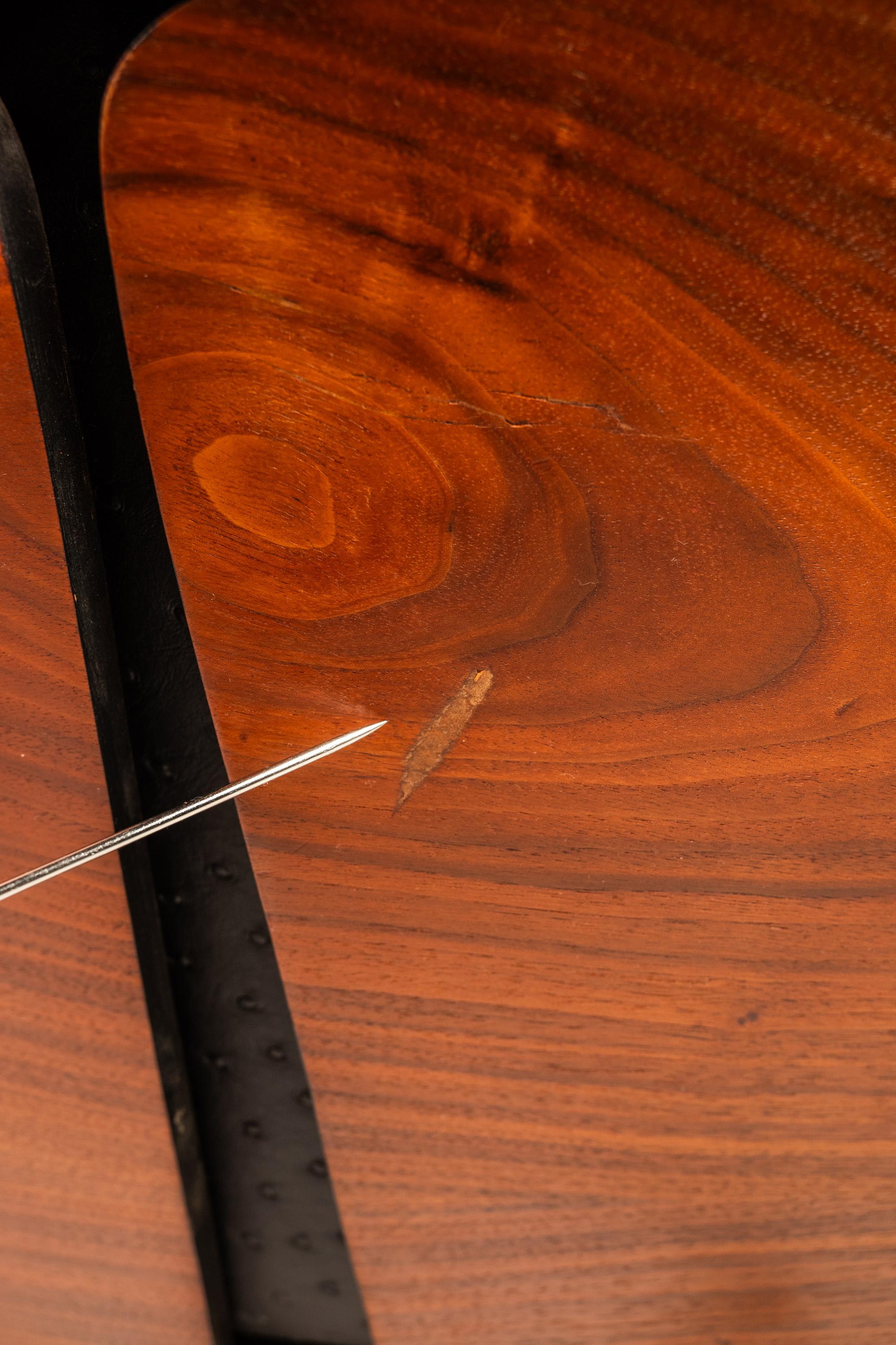 Silla de madera curvada estilo Plycraft, Kipp Stewart para Drexel Declaration, EE.UU., c. 1960 en venta 6
