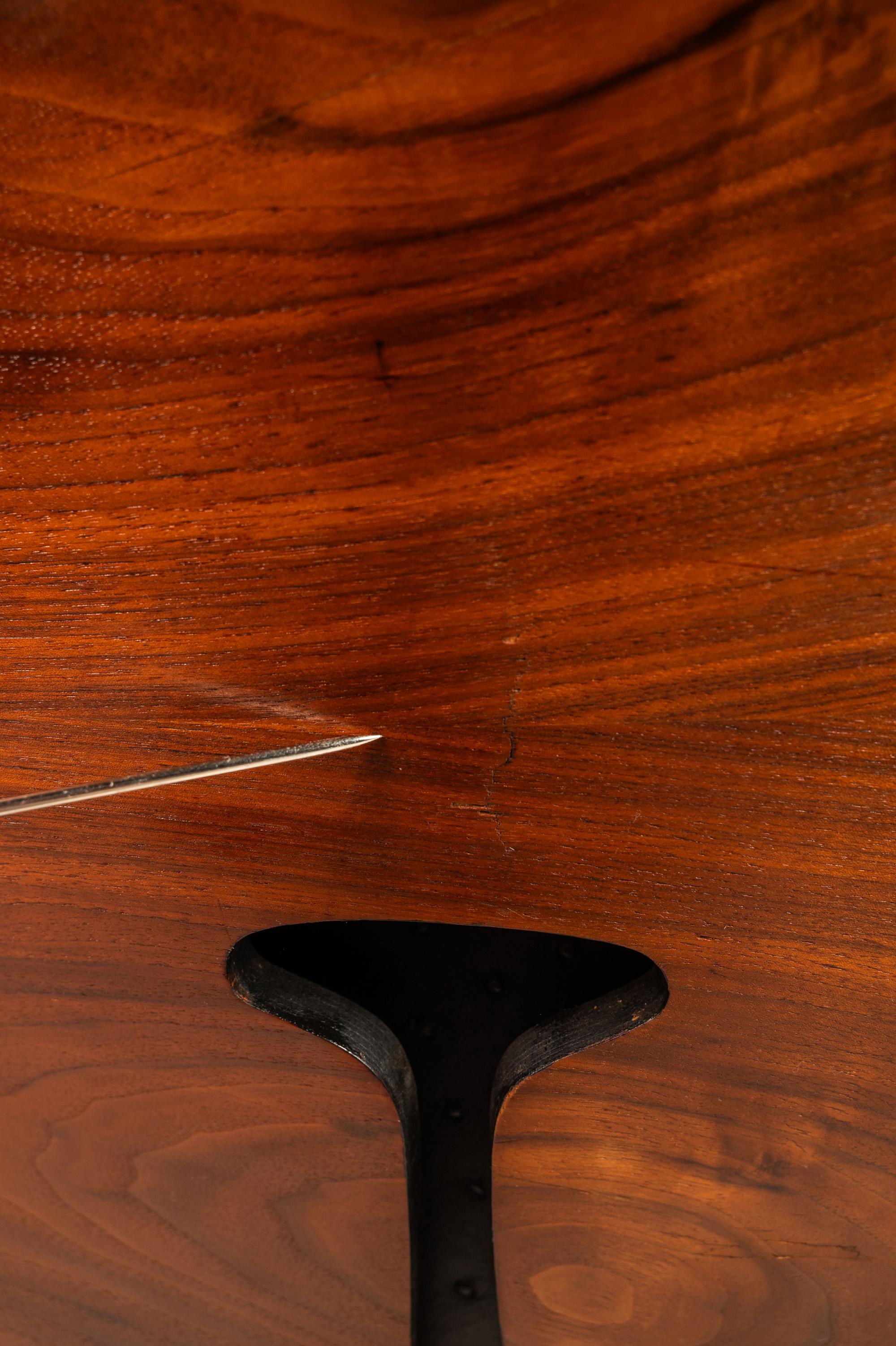 Silla de madera curvada estilo Plycraft, Kipp Stewart para Drexel Declaration, EE.UU., c. 1960 en venta 7
