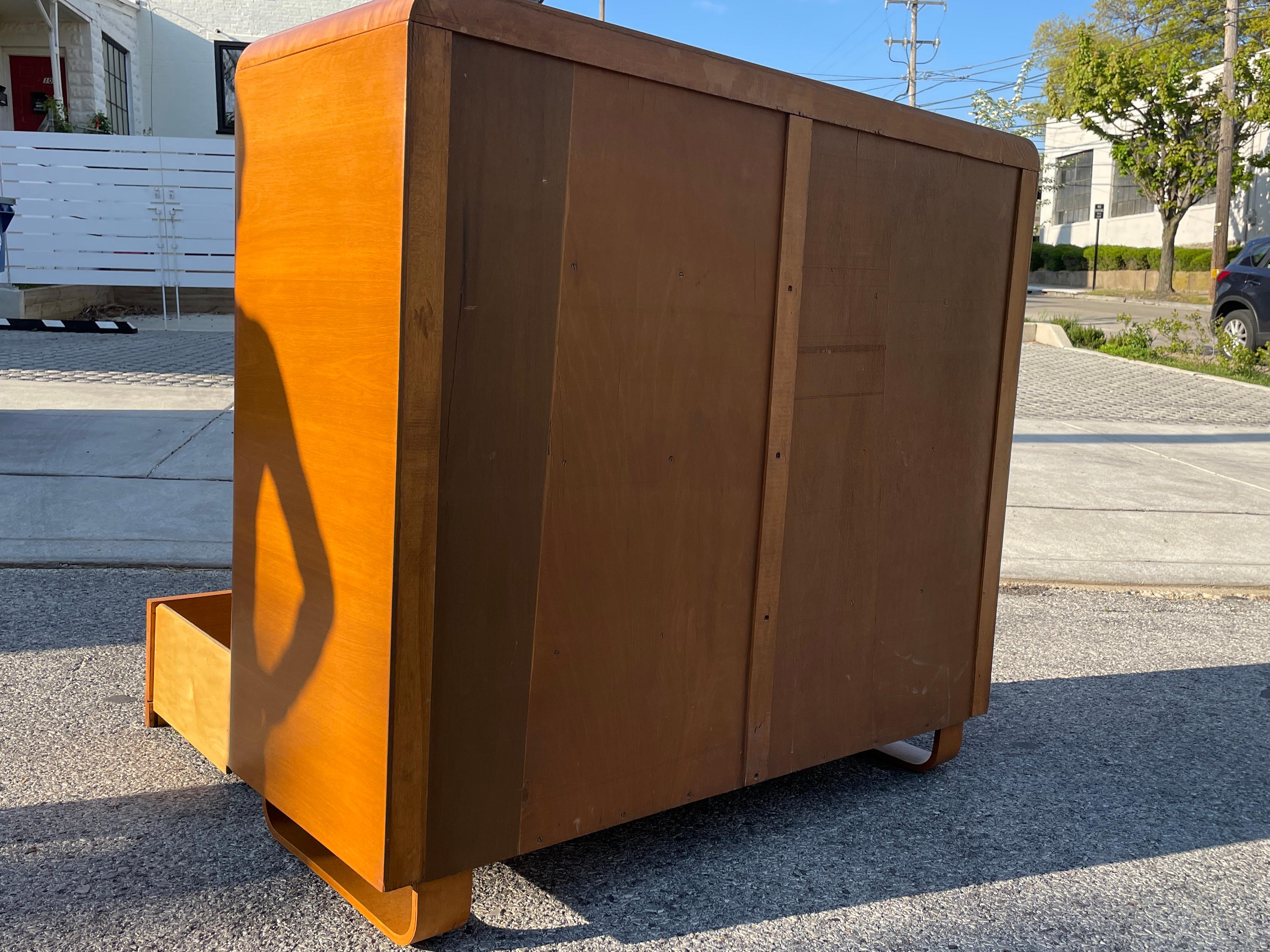 Plymodern Midcentury Highboy Dresser by Paul Goldman 1