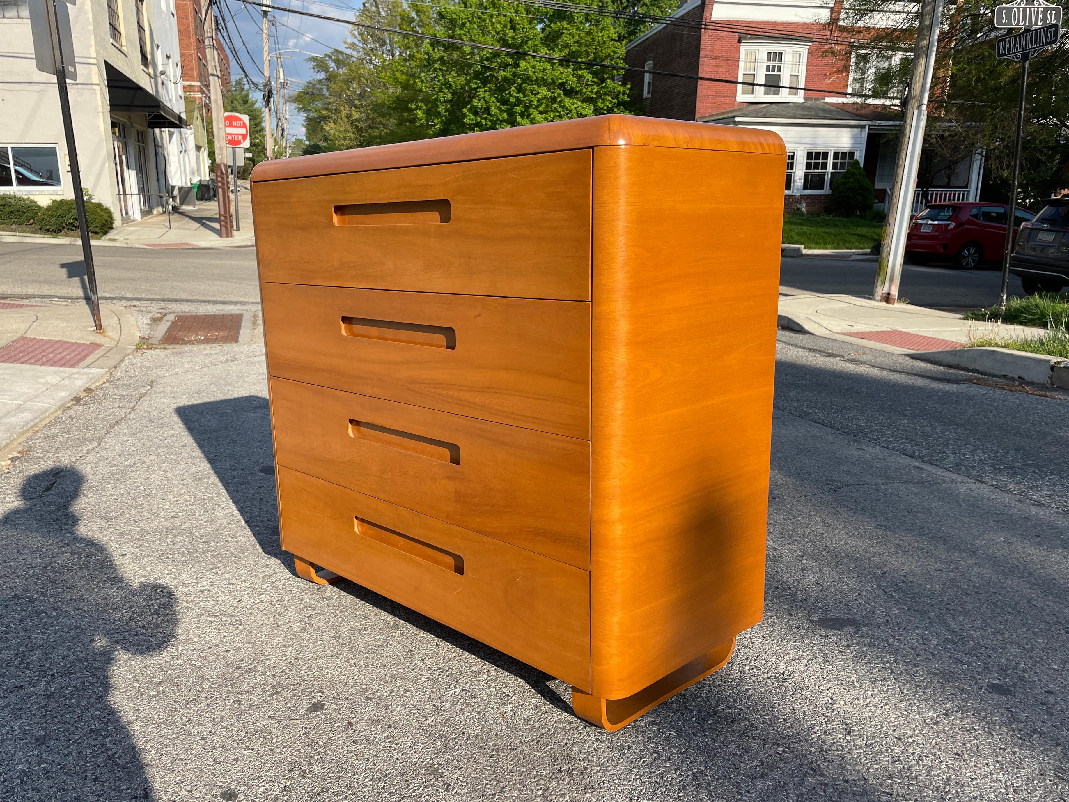 Plymodern Midcentury Highboy Dresser by Paul Goldman 3