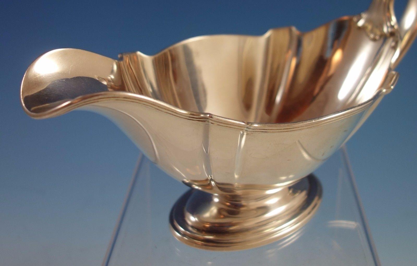 Plymouth by Gorham Sterling Silver Gravy Boat #A2801 In Excellent Condition In Big Bend, WI