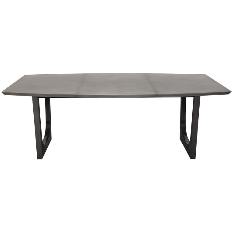 Lolita Dining Table, Customizable Metal, Resin and Wood For Sale