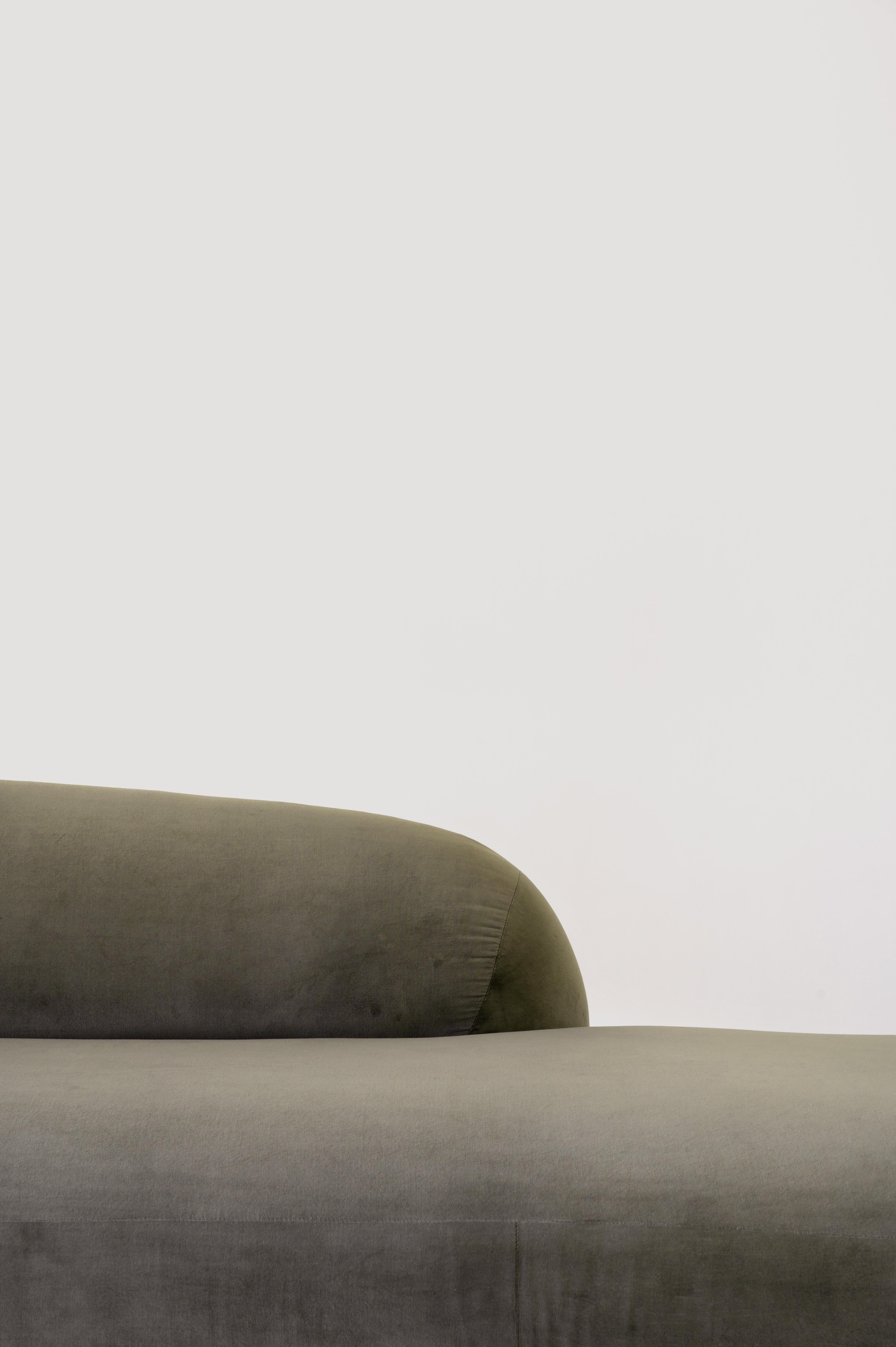 Textile Plyn Sofa by Faina For Sale
