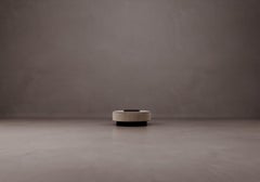 Plywood and Upholstered Pantheon Pouf by Dainelli Studio Atelier