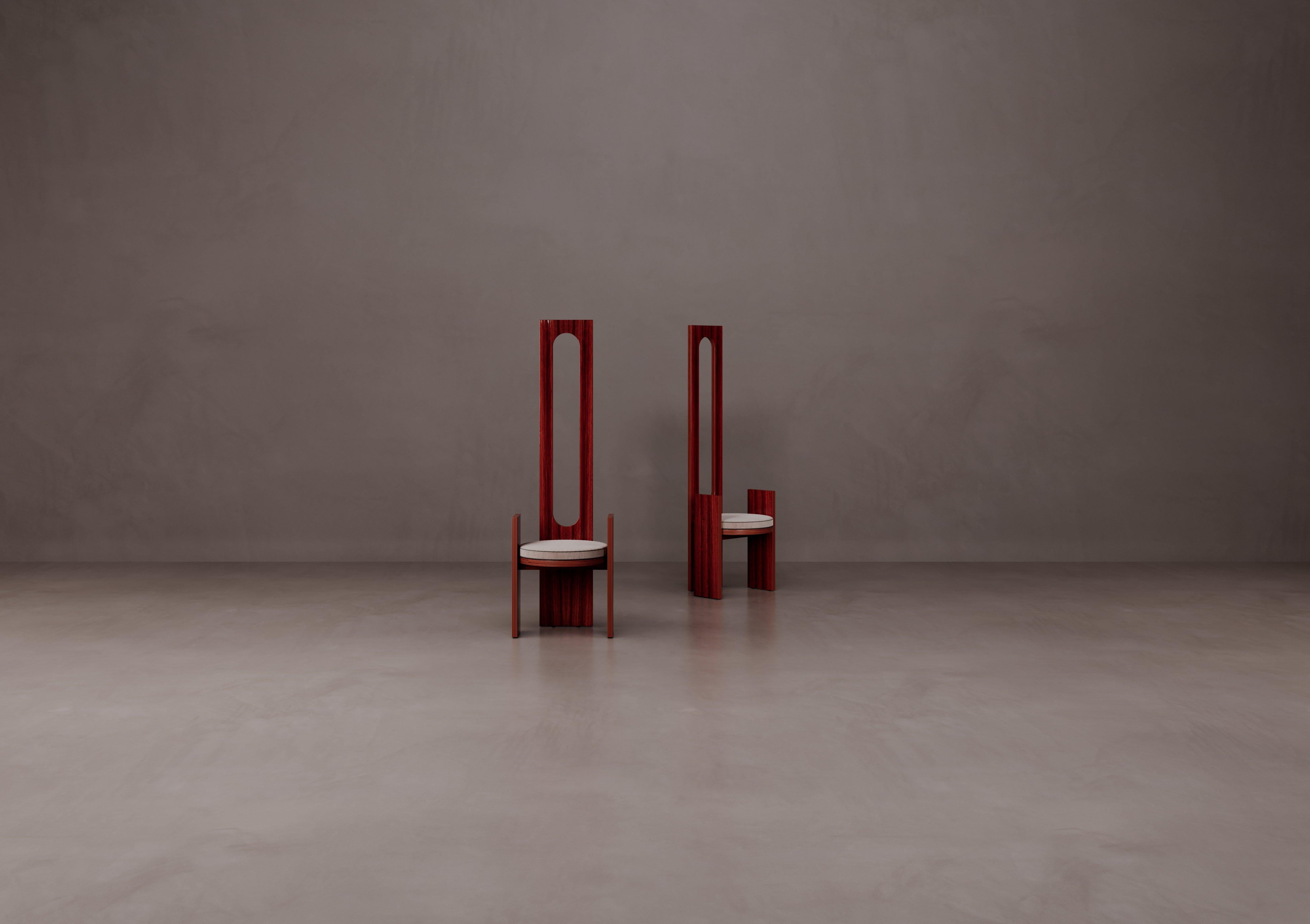 Paolina Stuhl aus Sperrholz und Polsterung von Dainelli Studio Atelier A im Zustand „Neu“ im Angebot in Geneve, CH