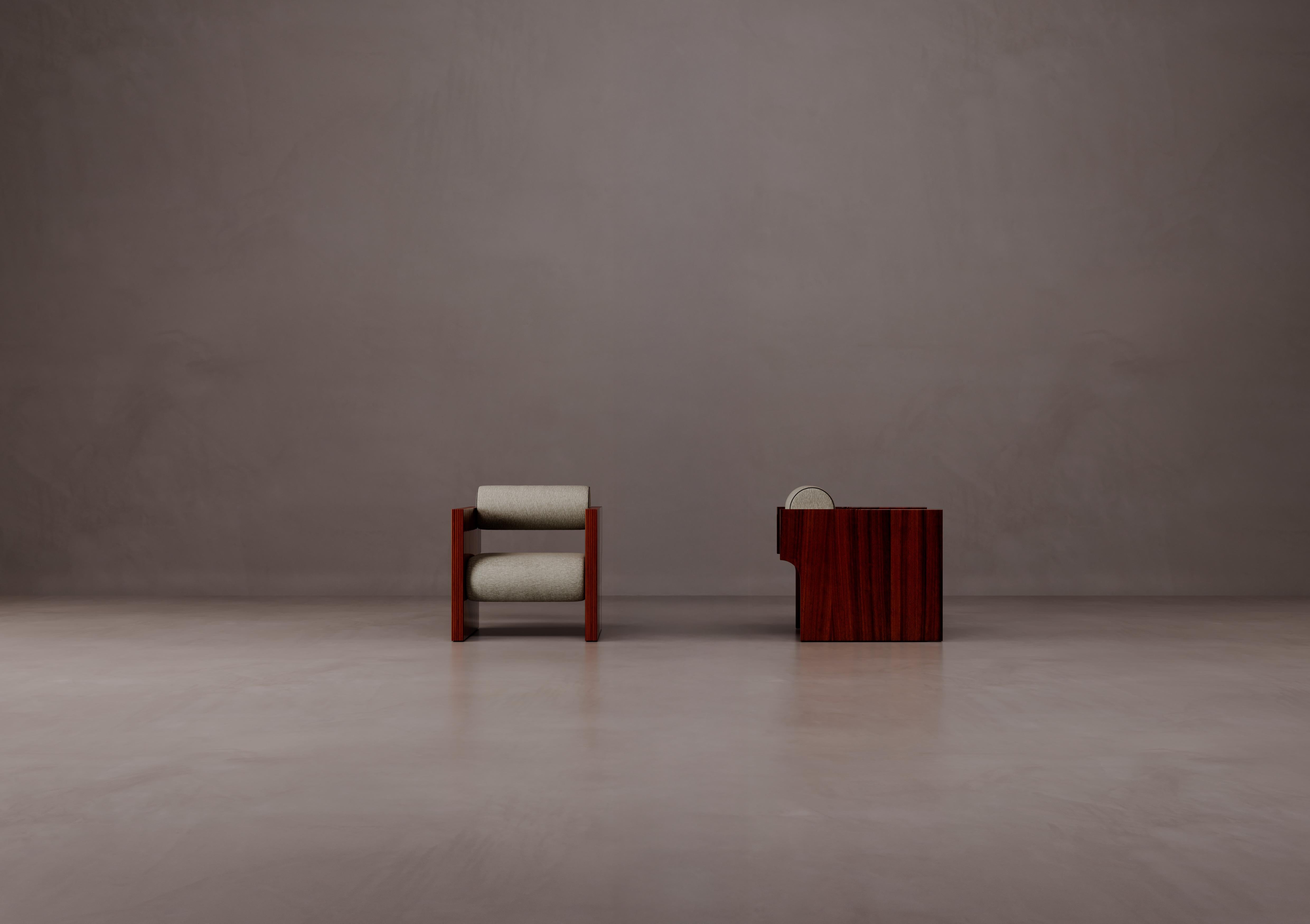 Venezia Sessel aus Sperrholz und mit Polsterung von Dainelli Studio Atelier A im Zustand „Neu“ im Angebot in Geneve, CH