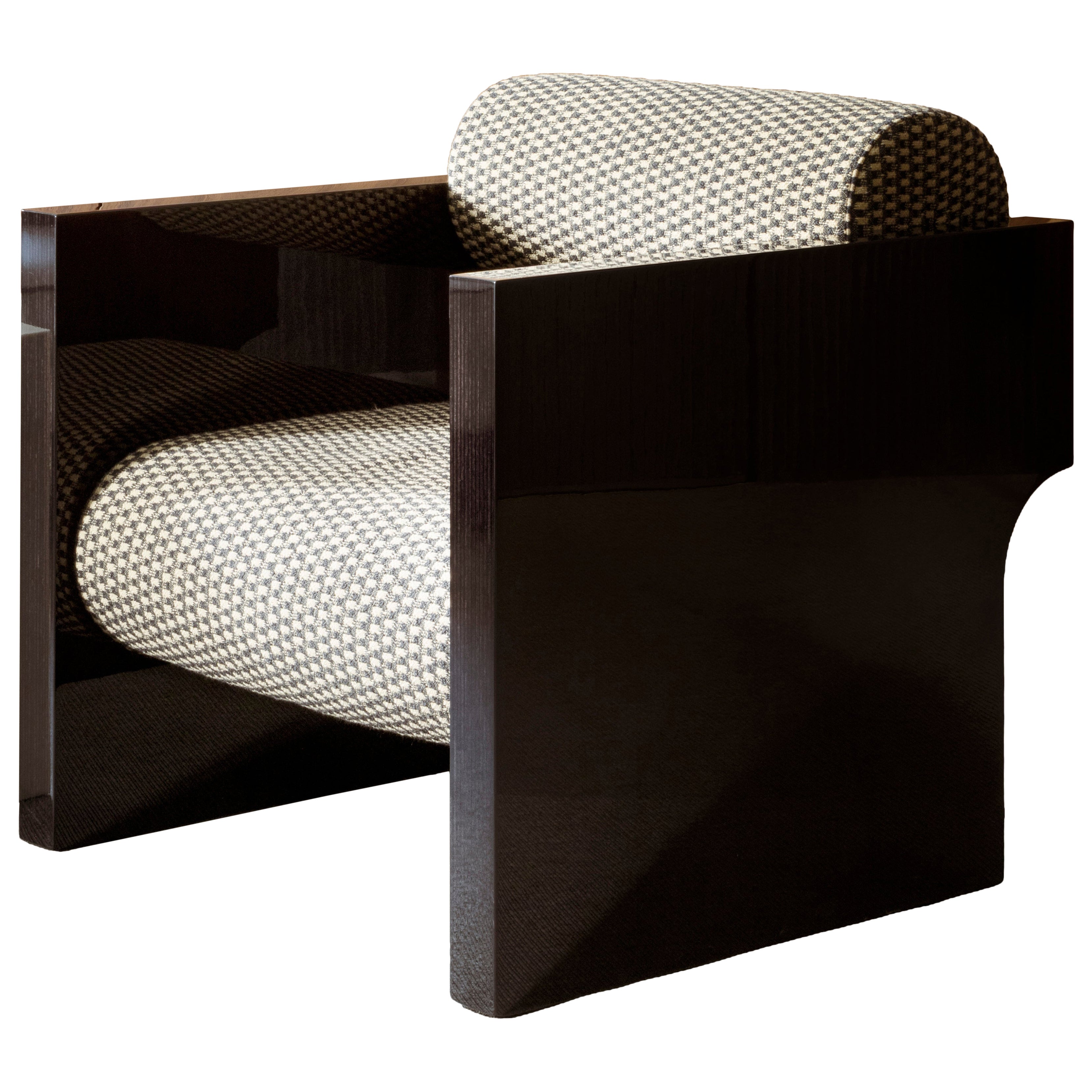 Venezia Sessel aus Sperrholz und mit Polsterung von Dainelli Studio Atelier A