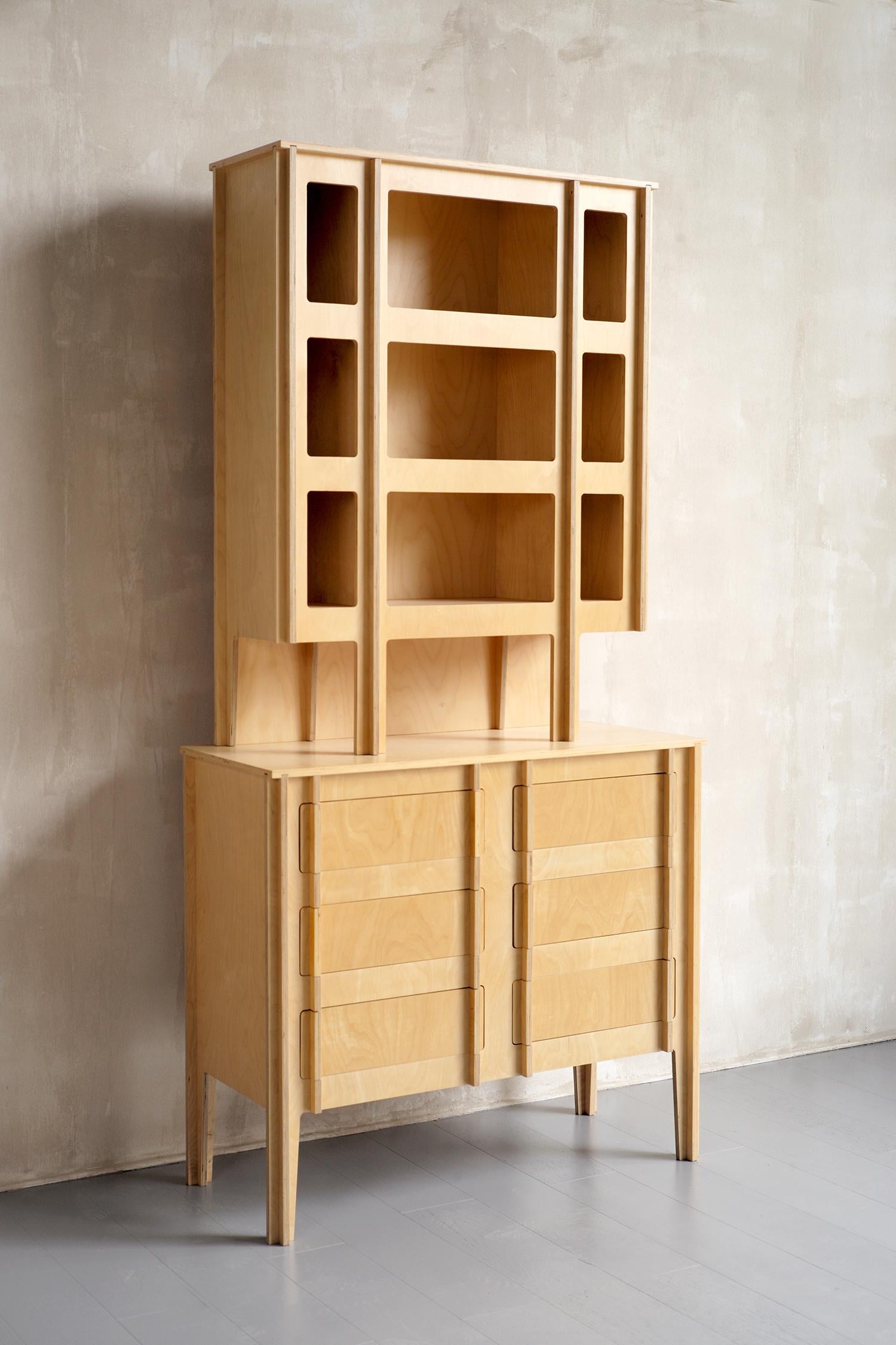 birch plywood bookcase
