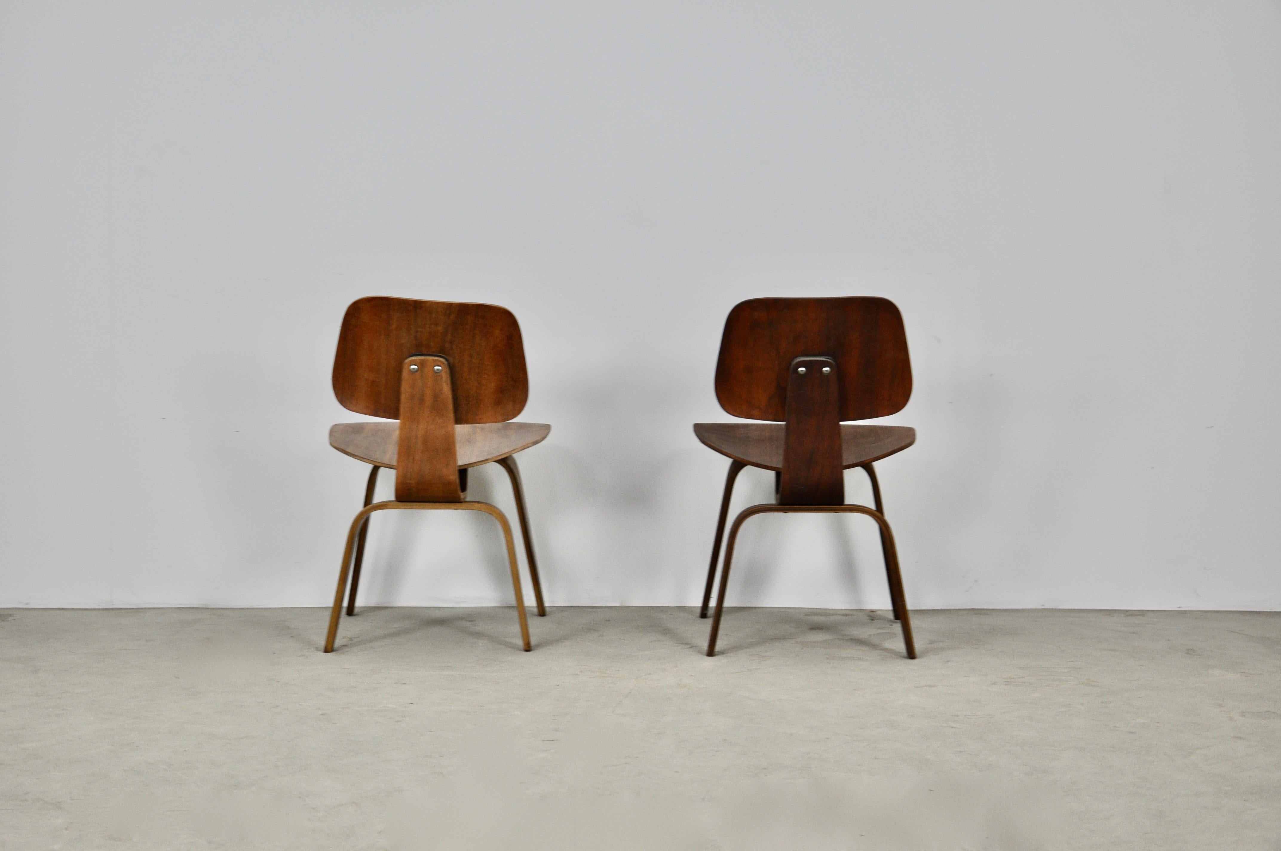 Central American Plywood Chair DCW by Charles Eames for Evans, 1950s