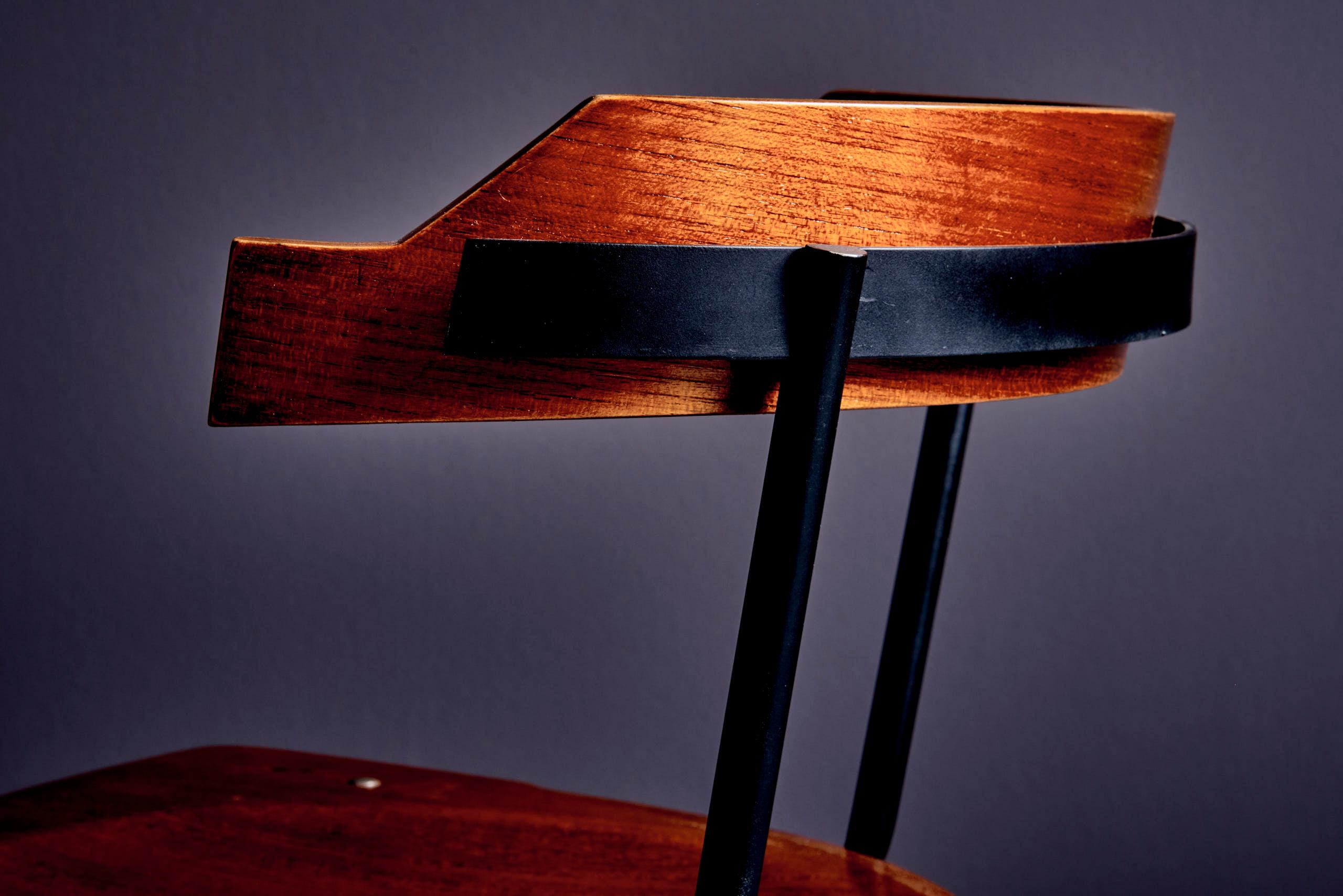 Ensemble de chaises en contreplaqué par Giampiero Vitelli pour Rossi d'Albizzate en vente 4