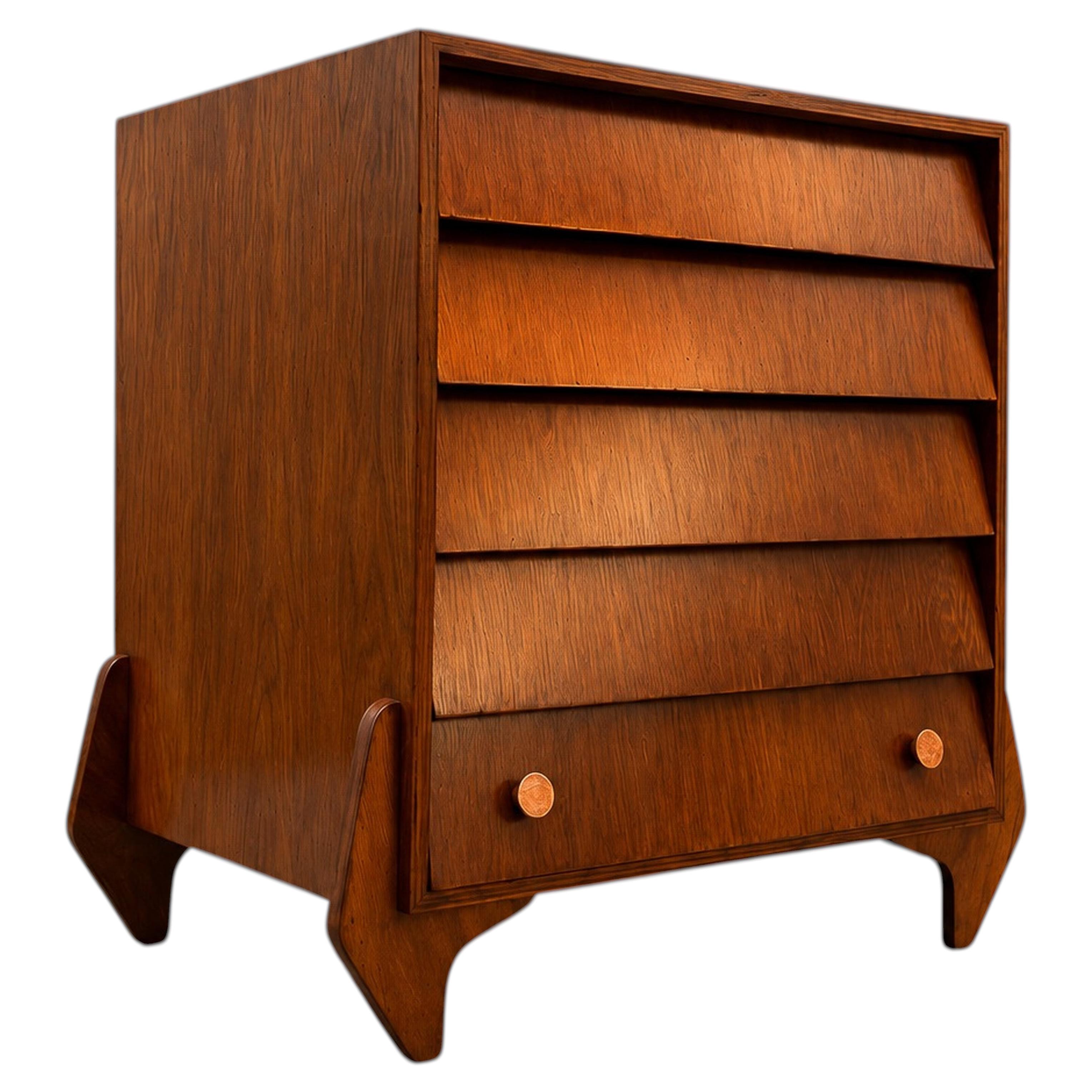 Plywood Chest of Drawers by José Zanine Caldas, Brazil, 1950s For Sale