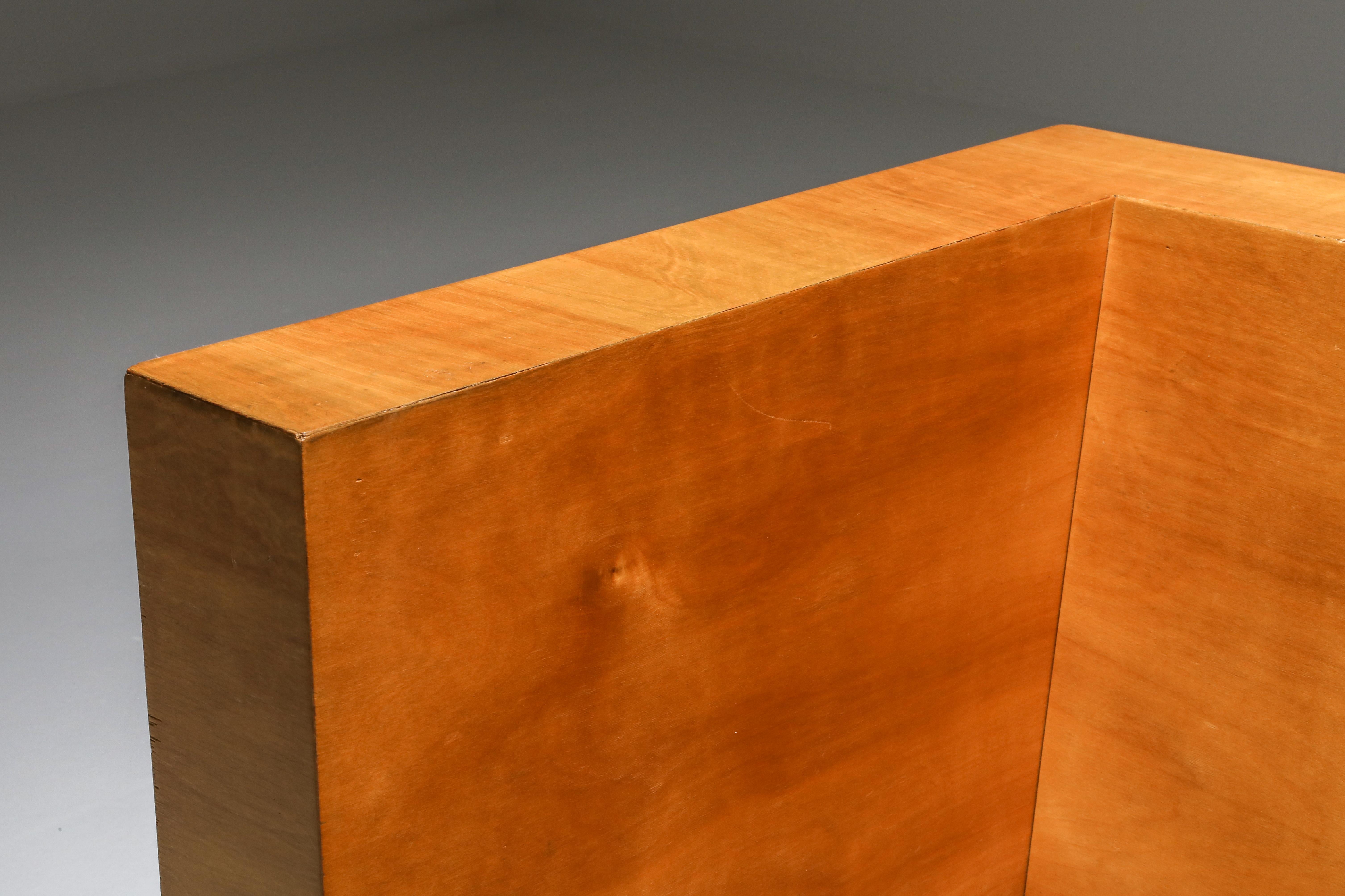 Plywood Cube Easy Chair 3