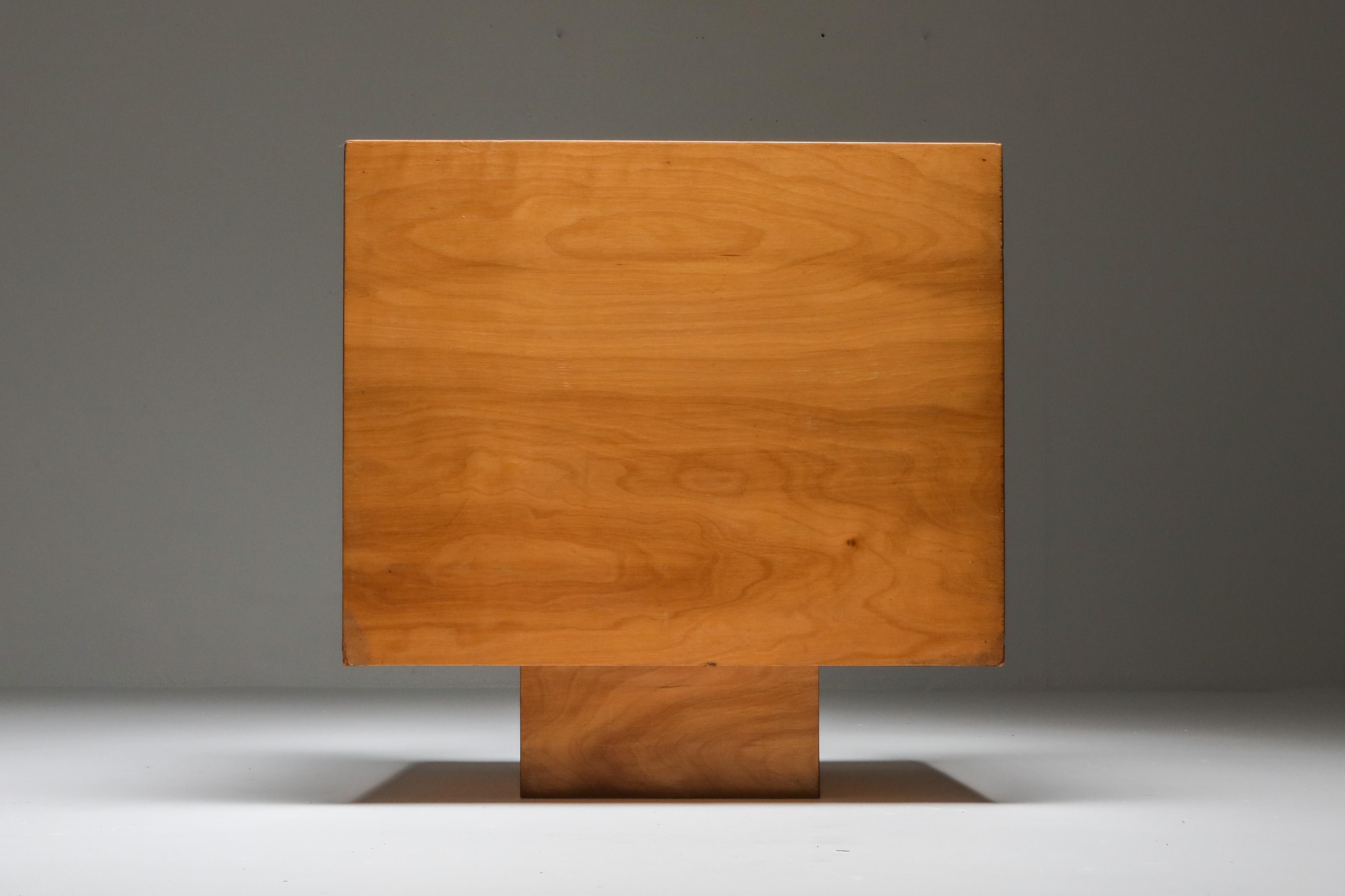 Swiss Plywood Cube Easy Chair