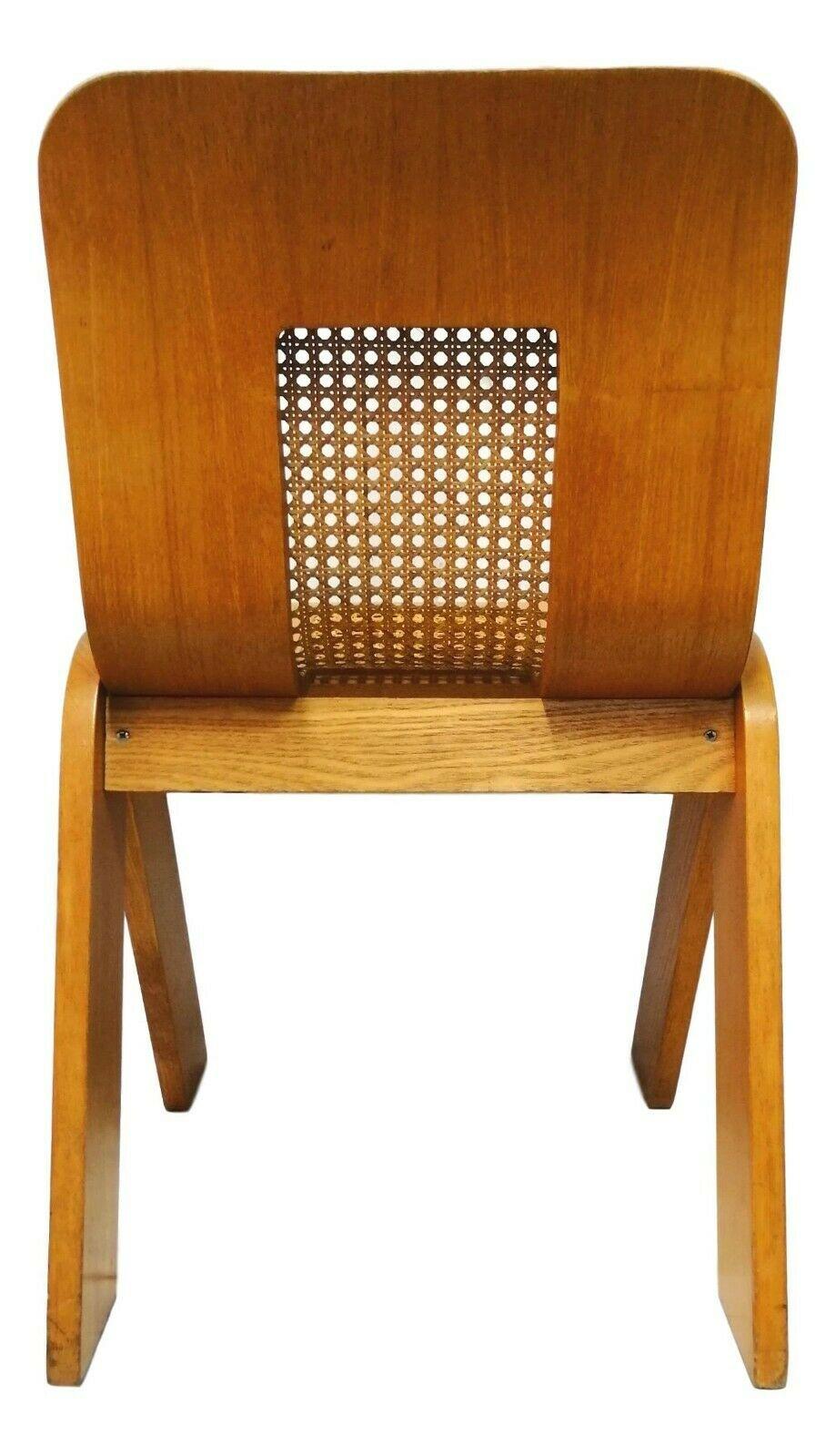 Italian Plywood Curved Chair Design Gigi Sabadin for Stilwood, 1970s