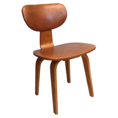 Plywood Desk or Side Chair by Cees Braakman for Pastoe Inspired by Eames, Dutch