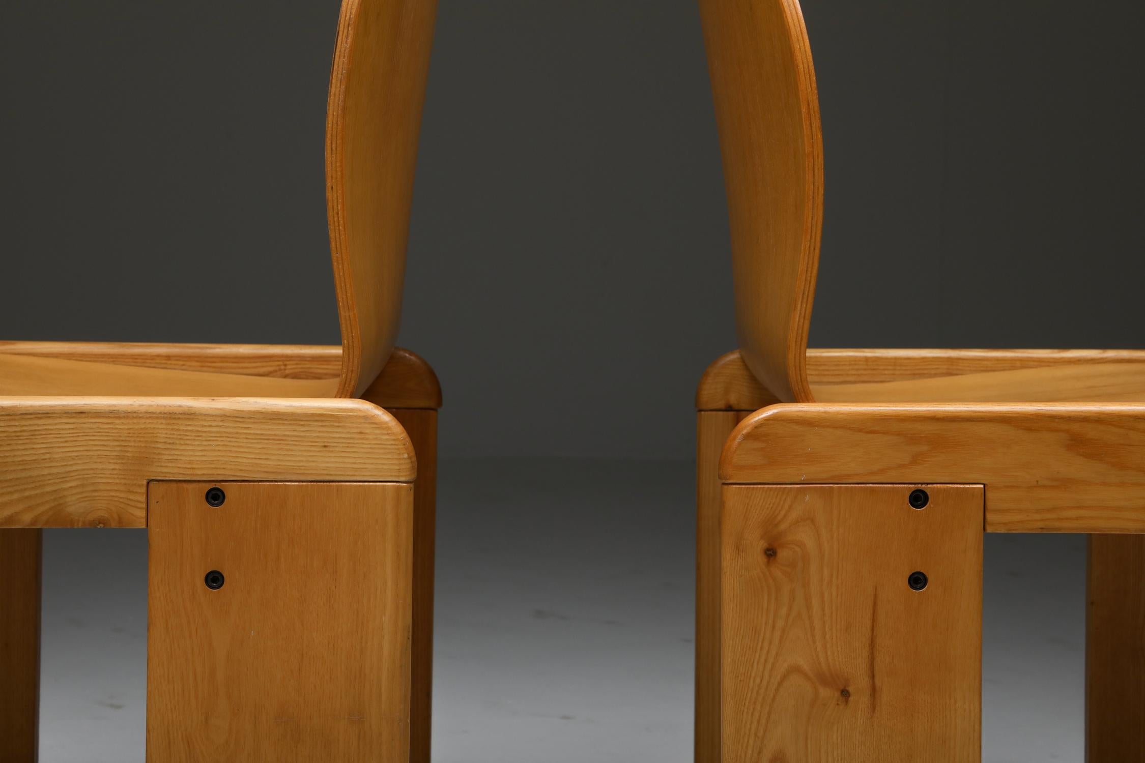 Plywood Dining Chairs by Afra & Tobia Scarpa 2