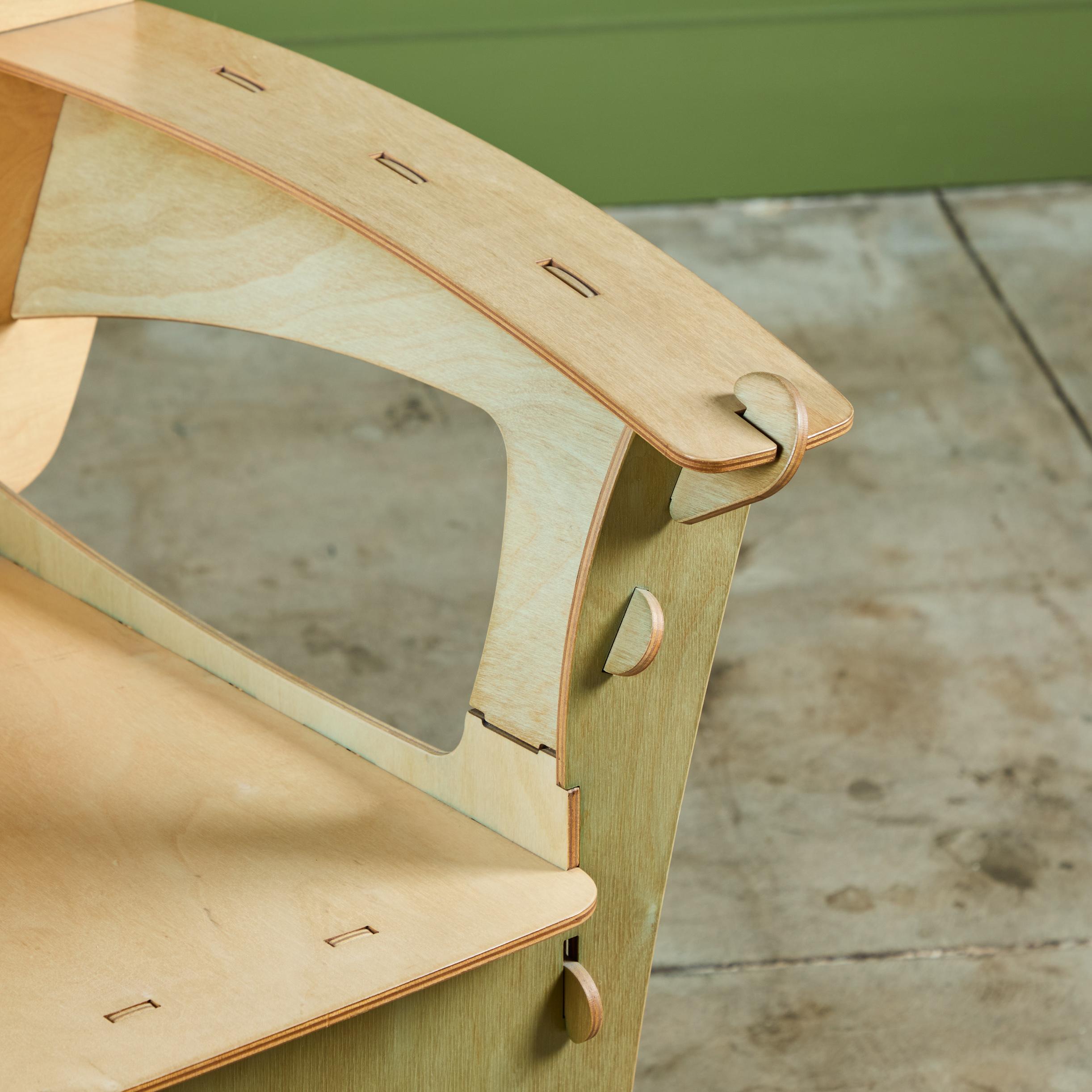Plywood Puzzle Chair by David Kawecki 7