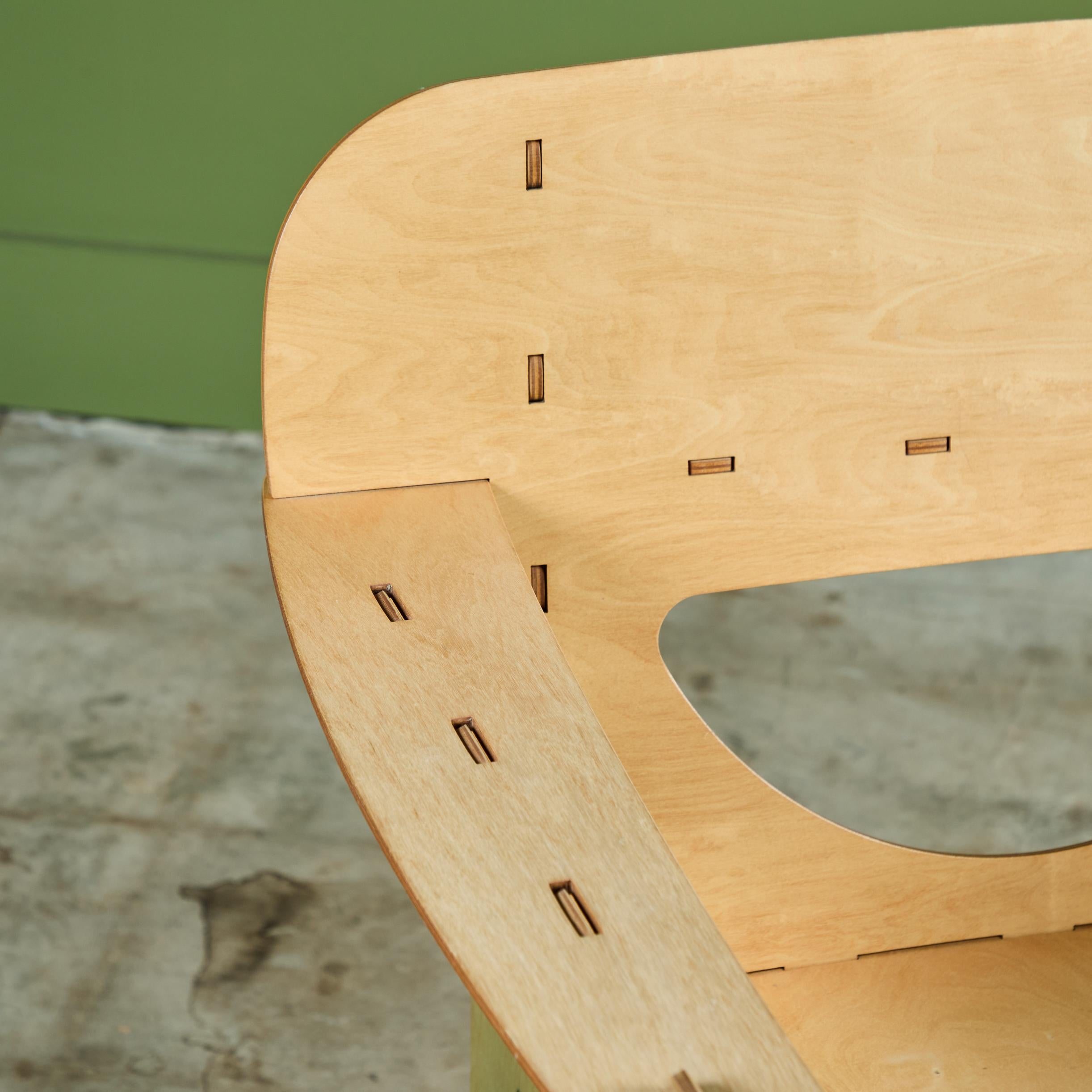 Plywood Puzzle Chair by David Kawecki 8
