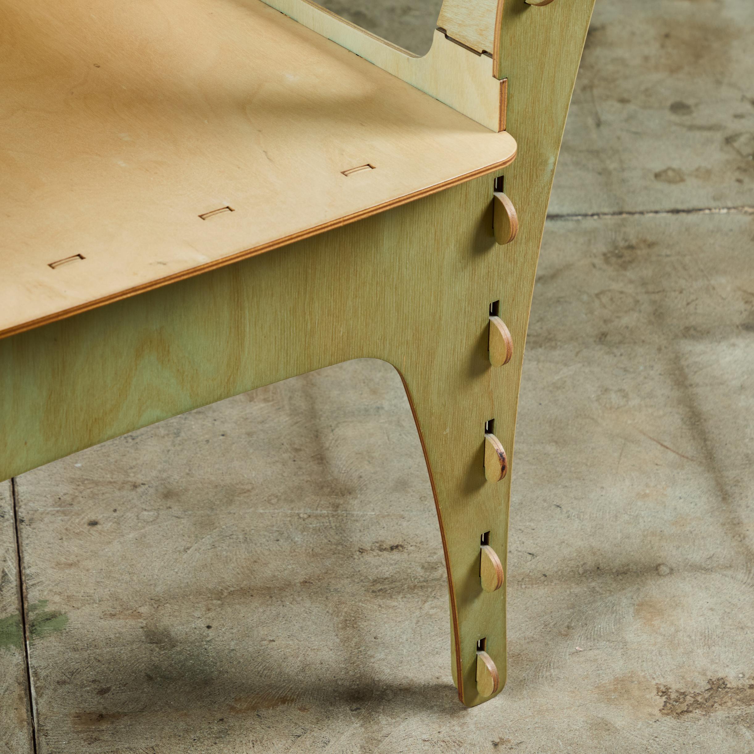 Plywood Puzzle Chair by David Kawecki 9