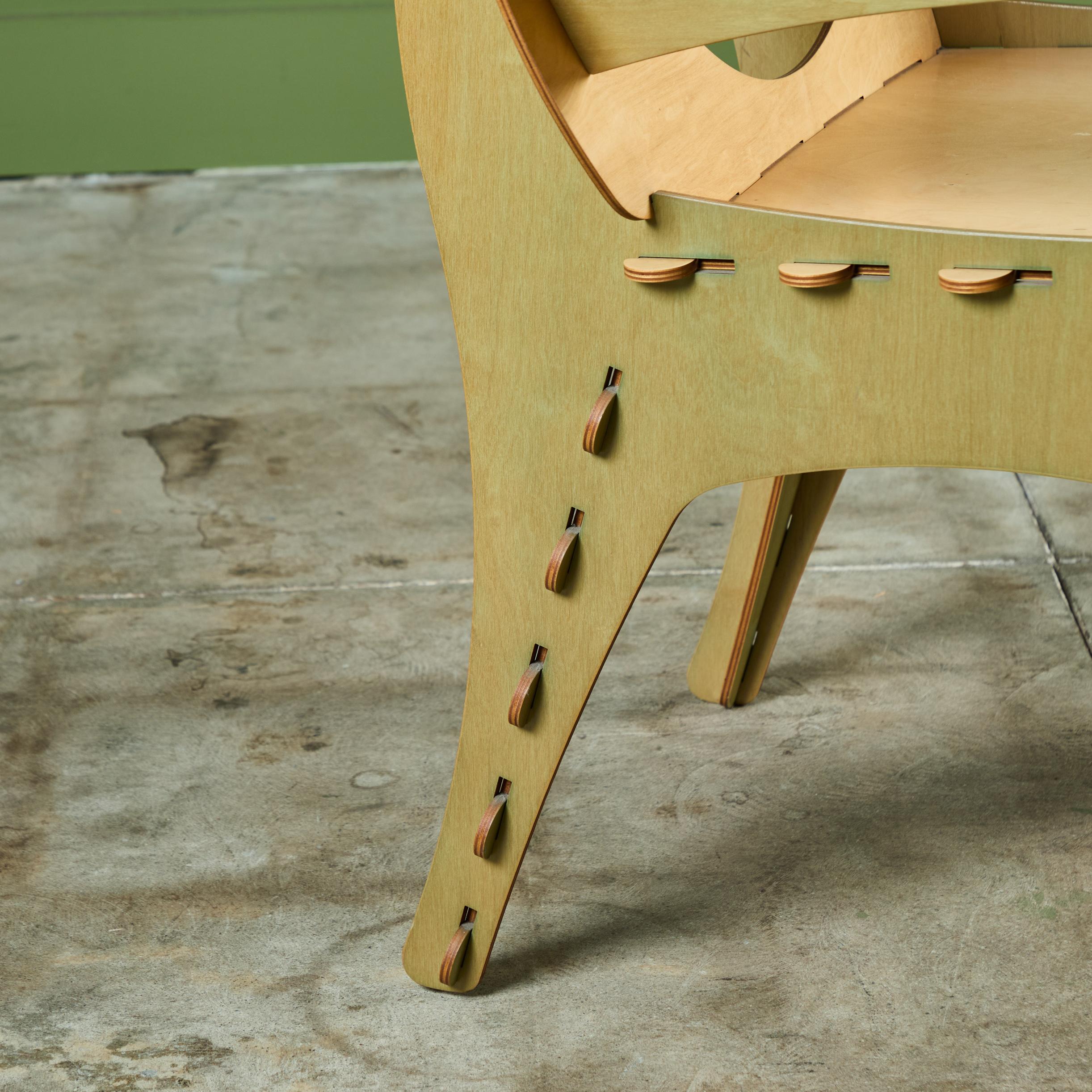 Plywood Puzzle Chair by David Kawecki 10