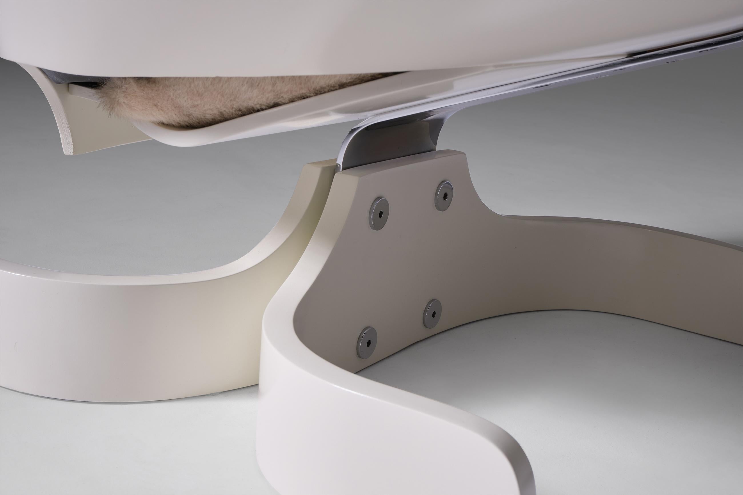 Italian Plywood ‘Sella 1001’ Lounge Chairs by Joe Colombo, Italy, 1963