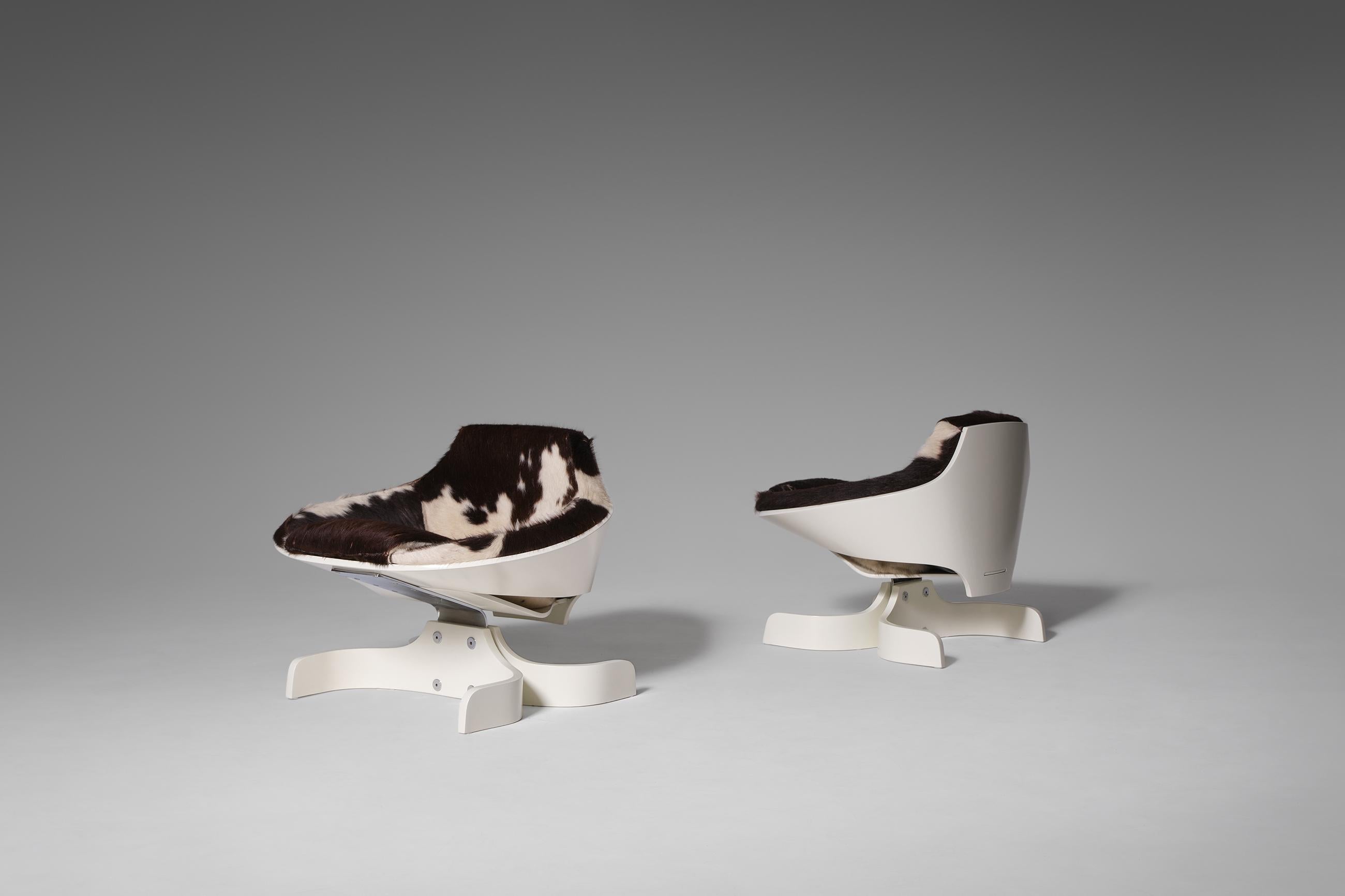 Plywood ‘Sella 1001’ Lounge Chairs by Joe Colombo, Italy, 1963 2