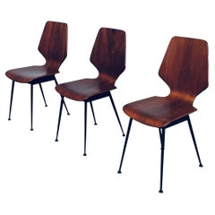 Chaises d'appoint attribuées à Carlo Ratti pour Legni Curvati, Italie, années 1950