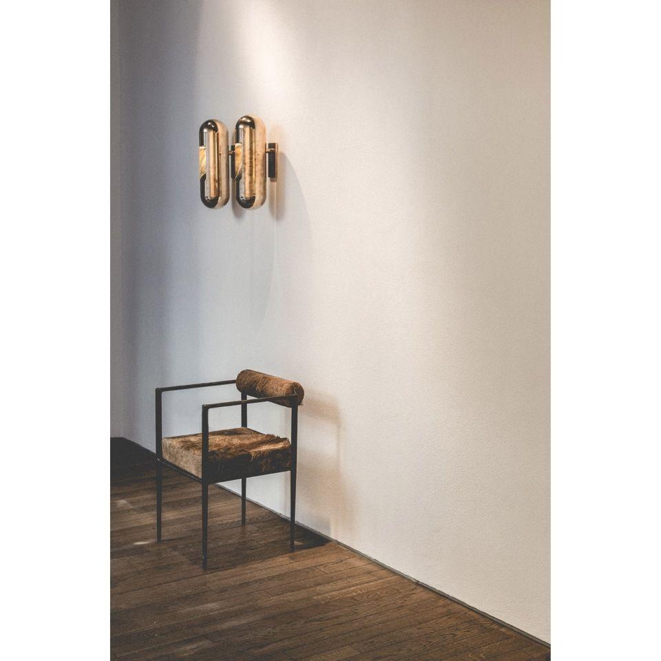 French Plywood Wall Lamp by Rick Owens