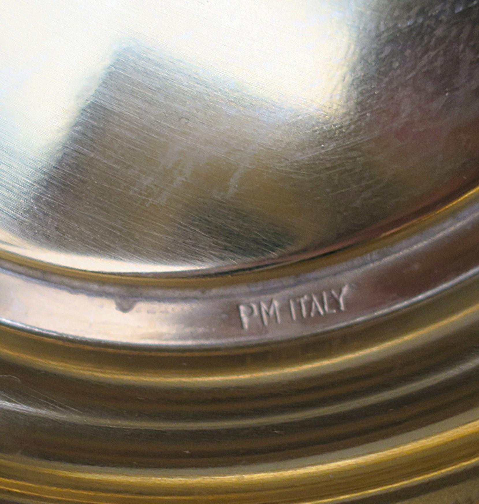 PM Italy Italienischer vergoldeter Eiskübel-Weinkühler im Angebot 5
