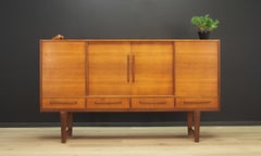 Planche haute danoise design vintage en teck PMJ Viby J, années 1960