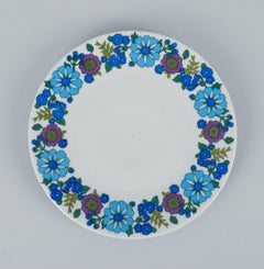 PMR, Bavaria, Jaeger & Co. Germany, a Set of Ten Retro Plates in Porcelain