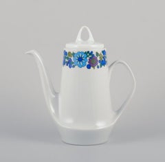 Pmr, Bavaria, Jaeger & Co, Germany. Coffee pot, creamer, and sugar bowl.