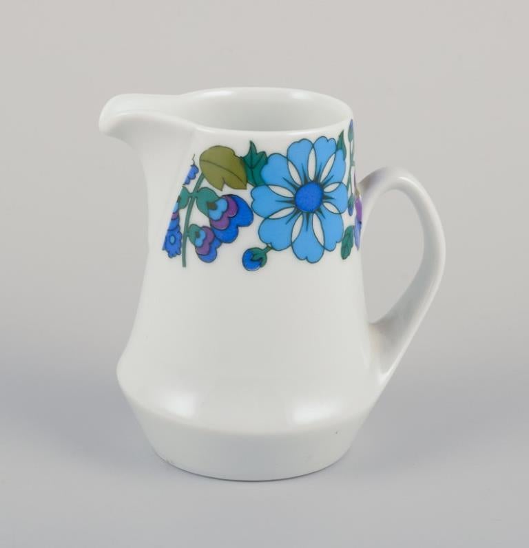 Fin du 20e siècle Pmr, Bavière, Jaeger & Co, Allemagne. Cafetière, crémier et sucrier. en vente