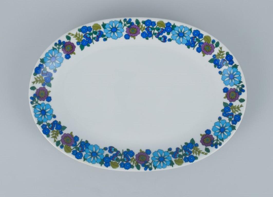 Pmr, Baviera, Jaeger & Co., Alemania, Plato y cuenco de porcelana retro Alemán en venta