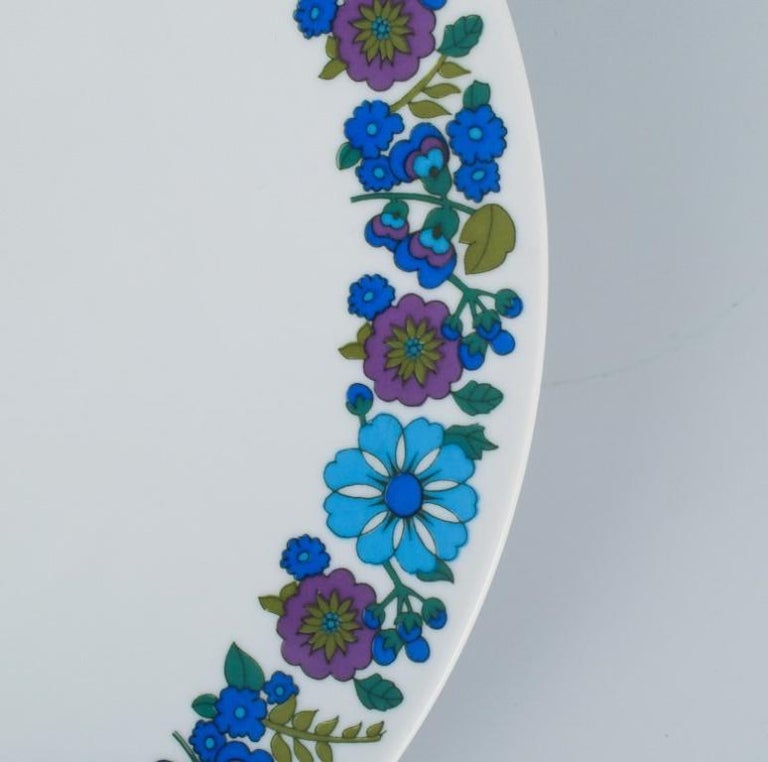 Pmr, Bavaria, Jaeger and Co, Germany, Plate and Bowl in Retro Porcelain